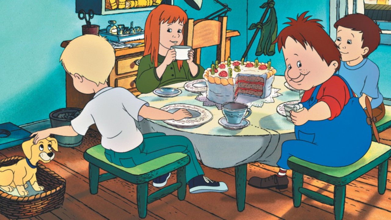 Backdrop for Karlsson on the Roof