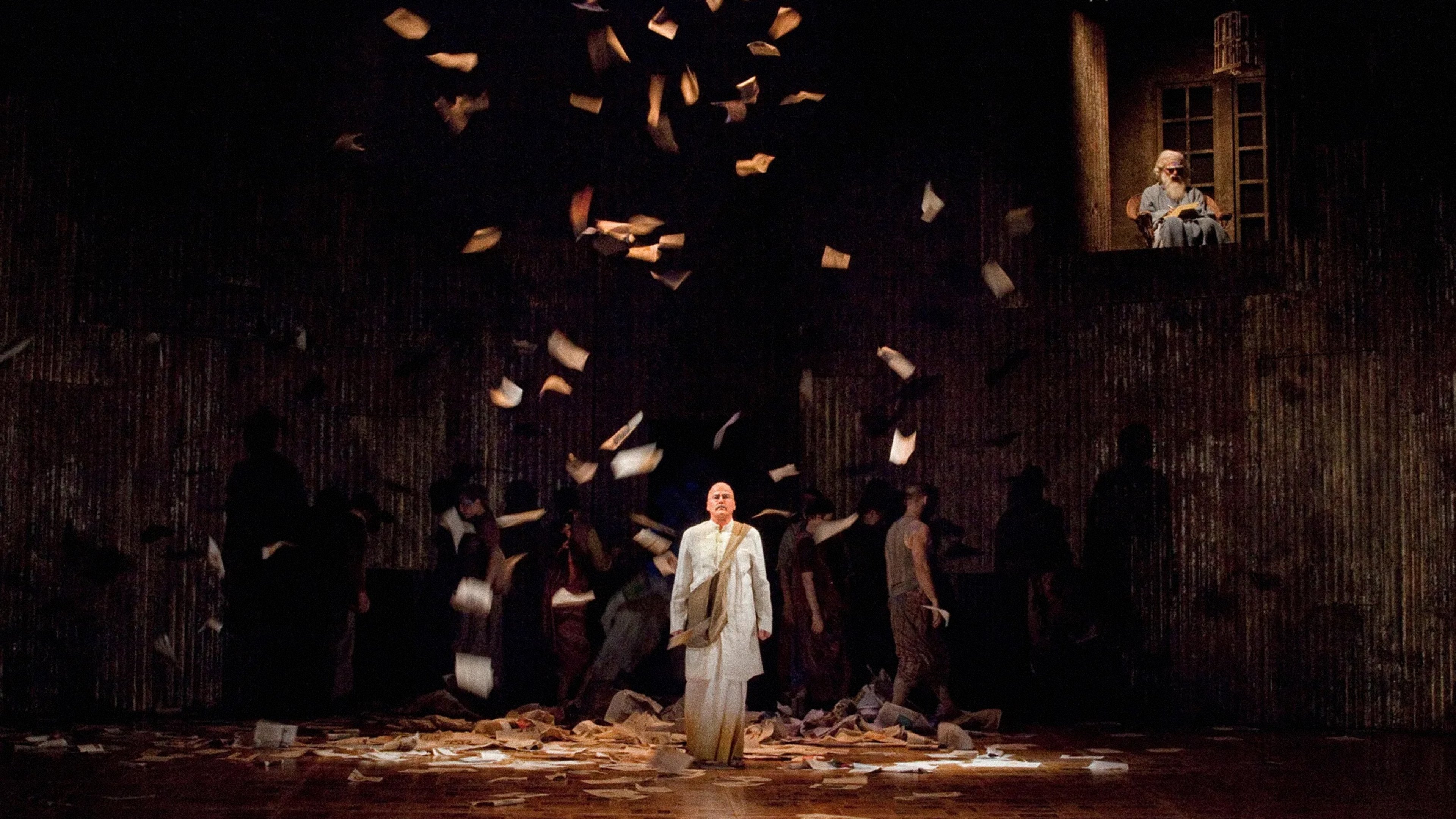 Backdrop for Philip Glass: Satyagraha