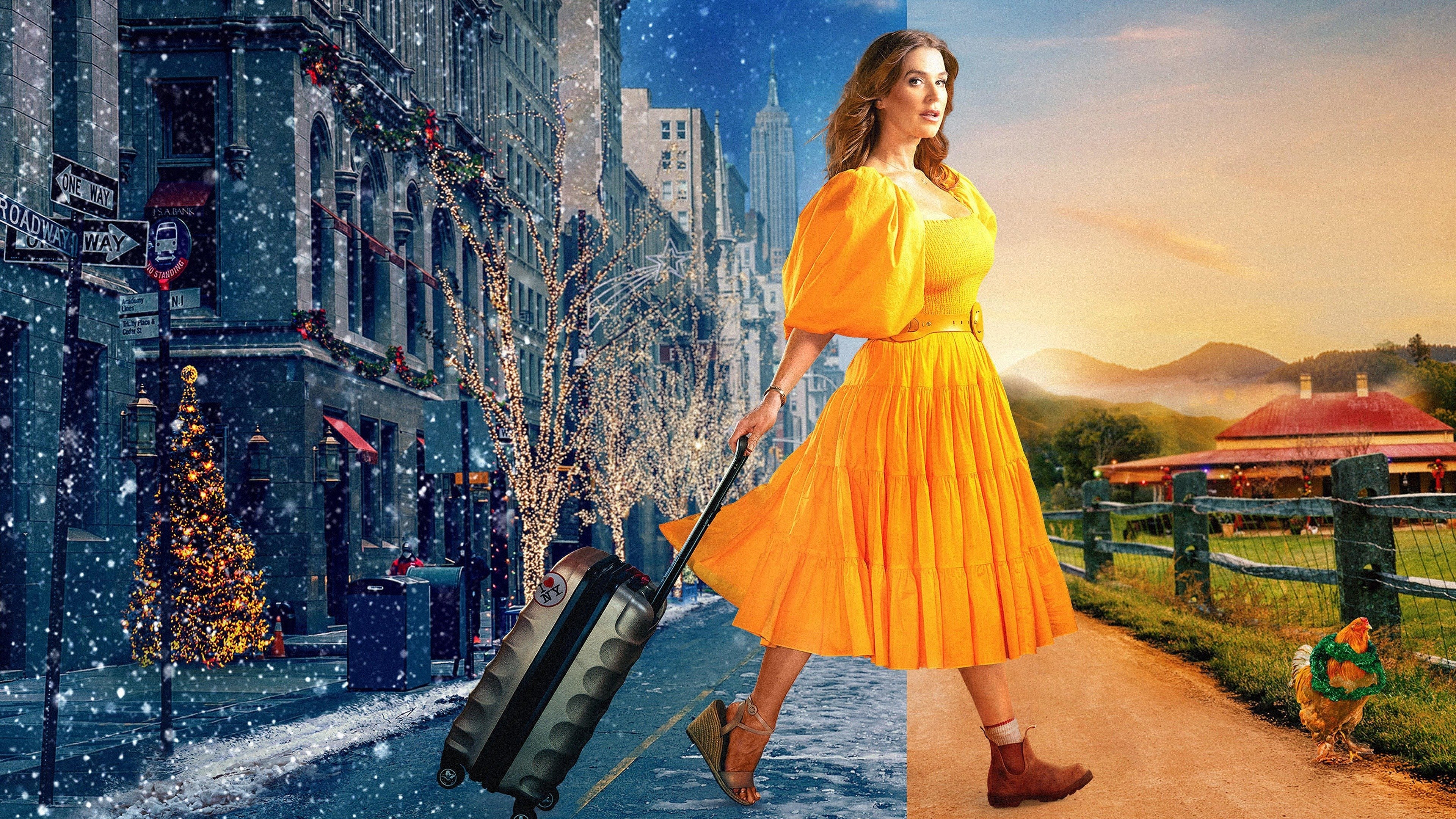 Backdrop for Christmas on the Farm