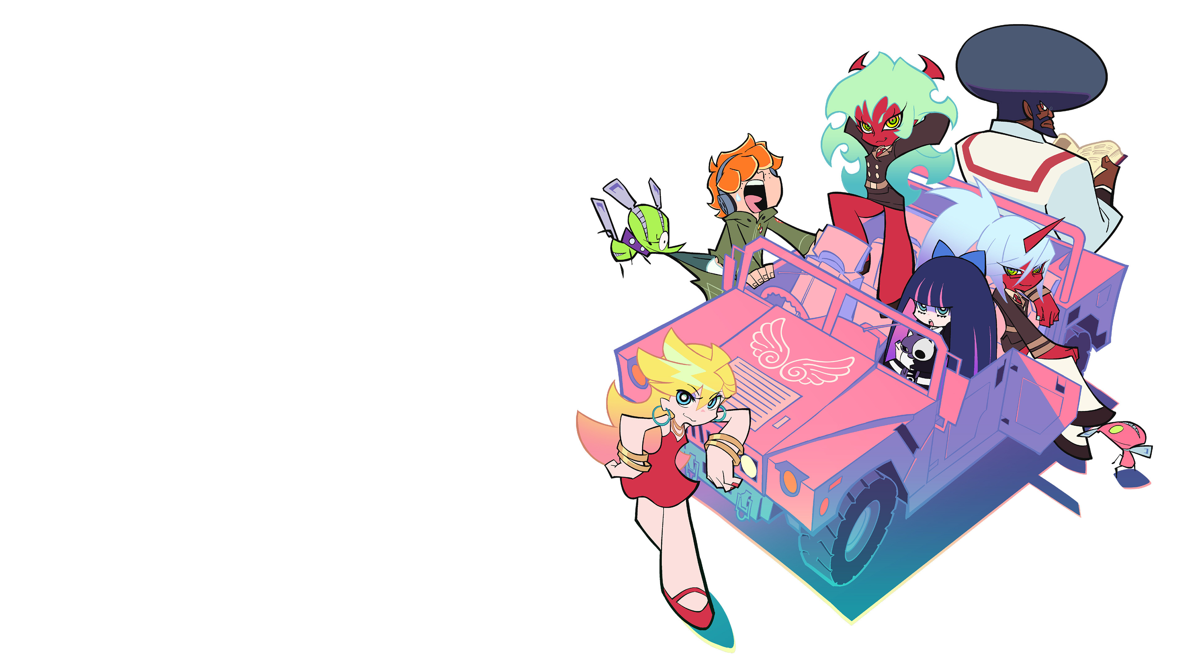 Backdrop for New PANTY & STOCKING with GARTERBELT