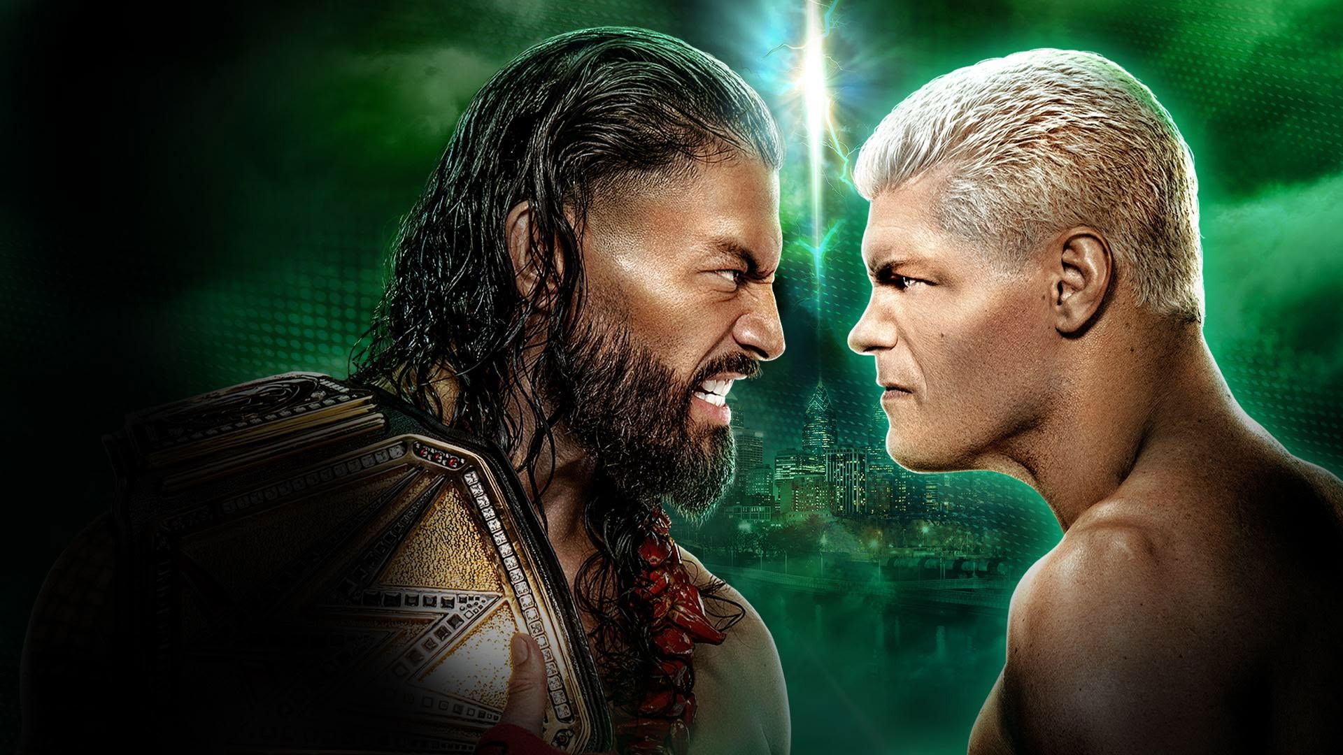 Backdrop for WrestleMania XL Sunday