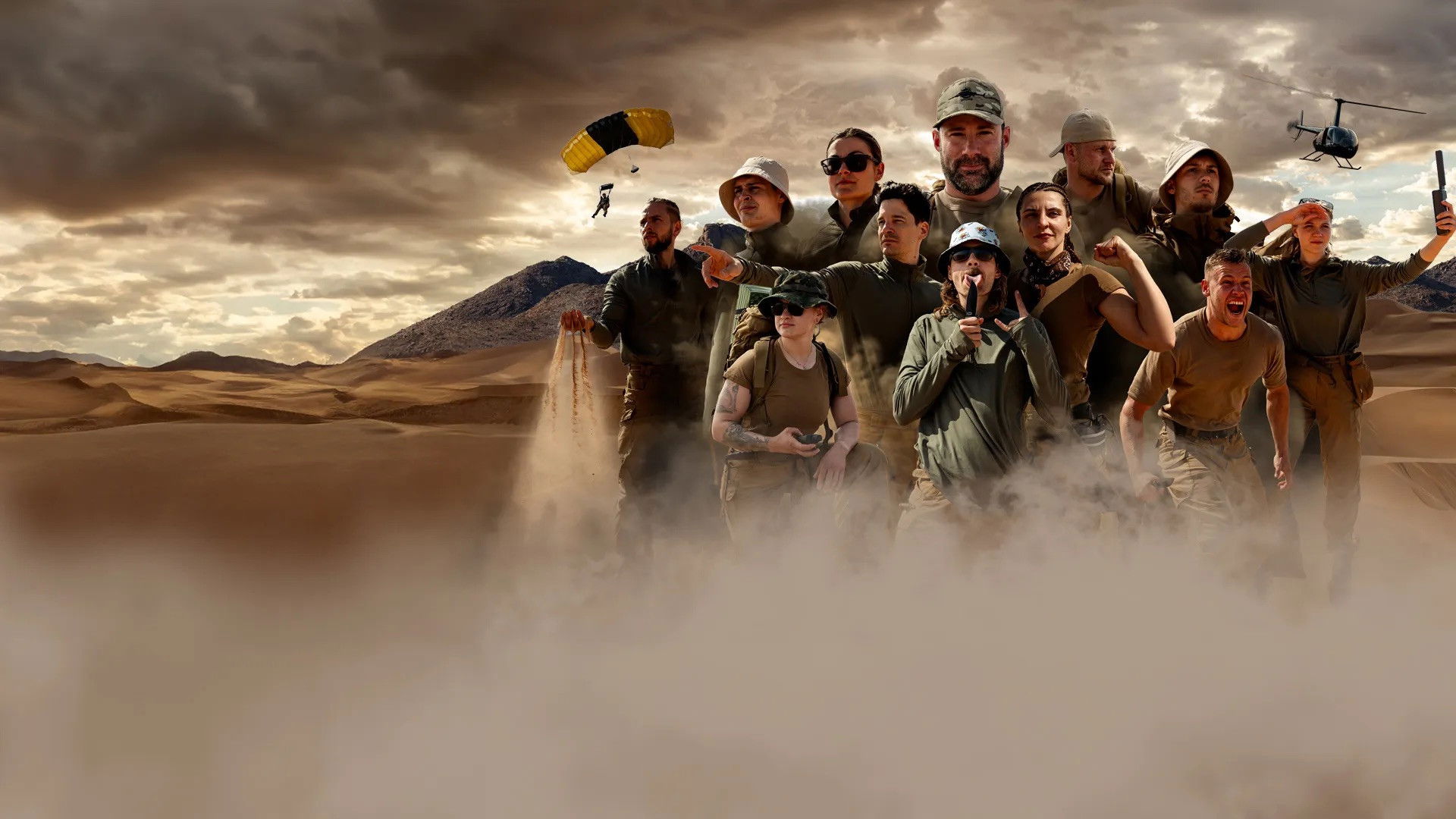 Backdrop for Desert Warrior