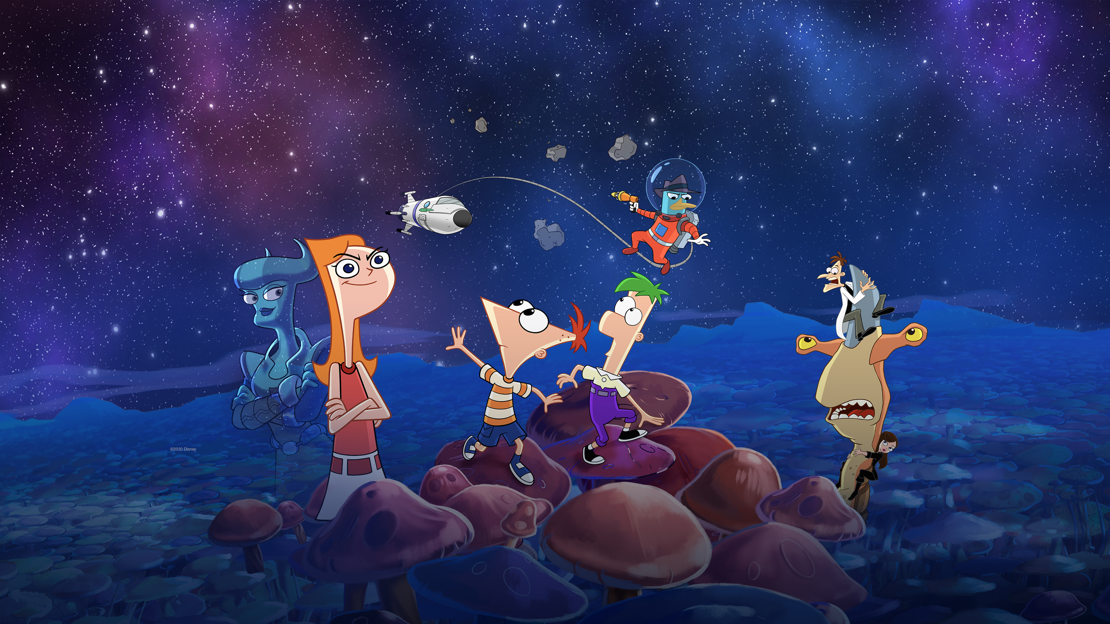Backdrop for Phineas and Ferb the Movie: Candace Against the Universe