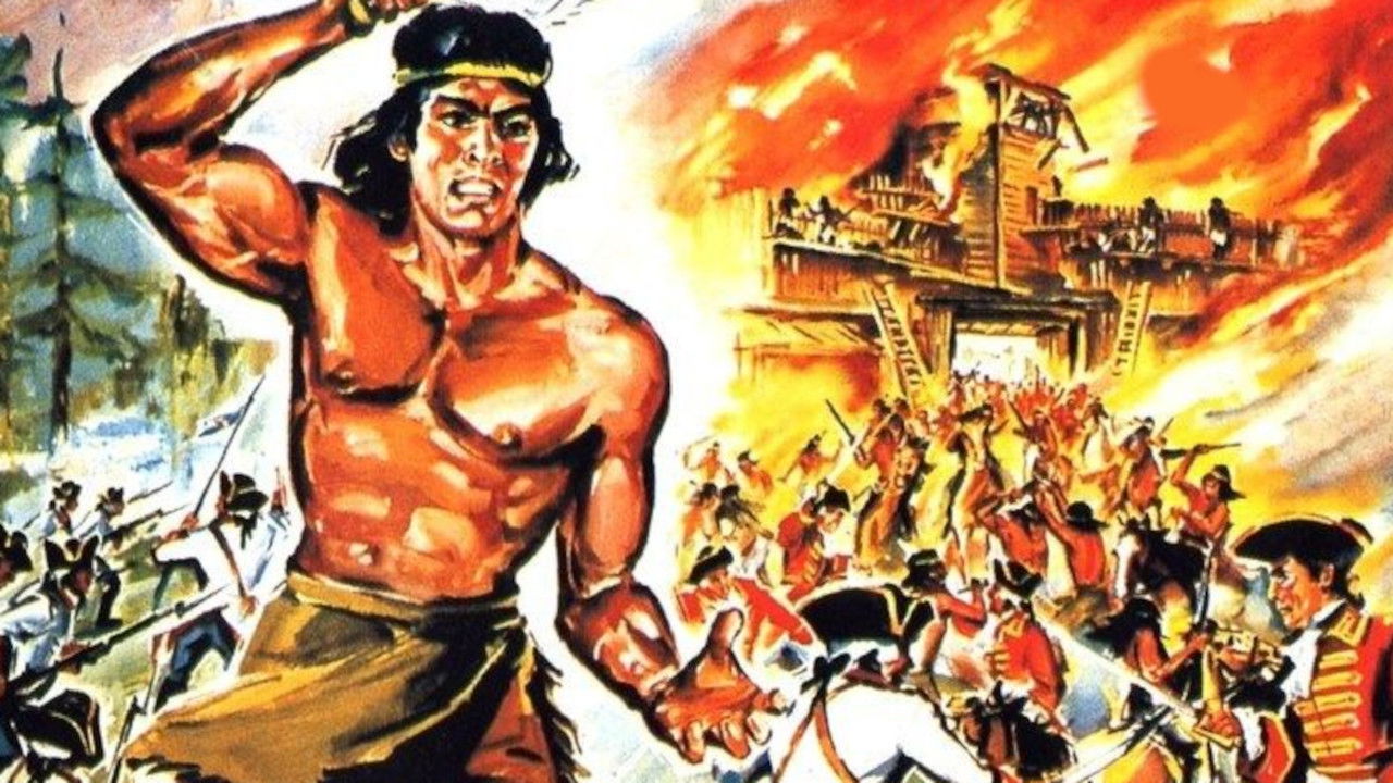 Backdrop for Fall of the Mohicans