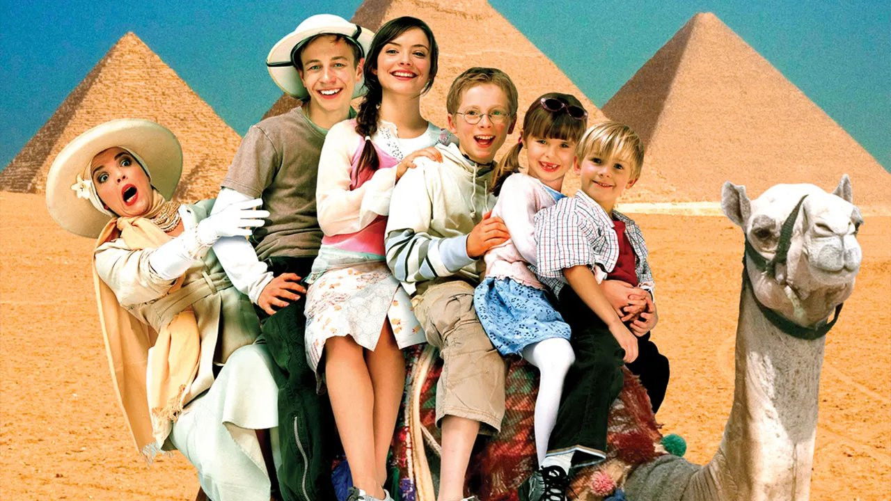 Backdrop for My Sister's Kids In Egypt