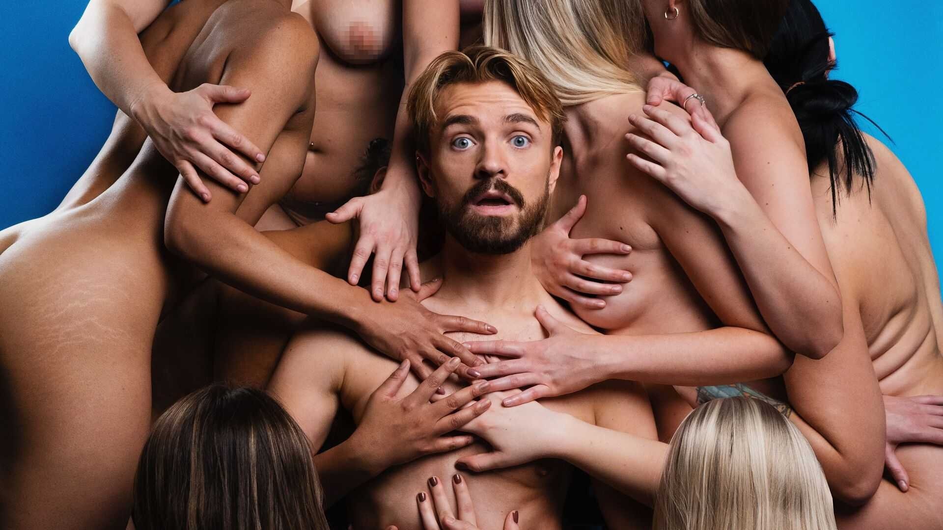 Backdrop for Joakims første porno