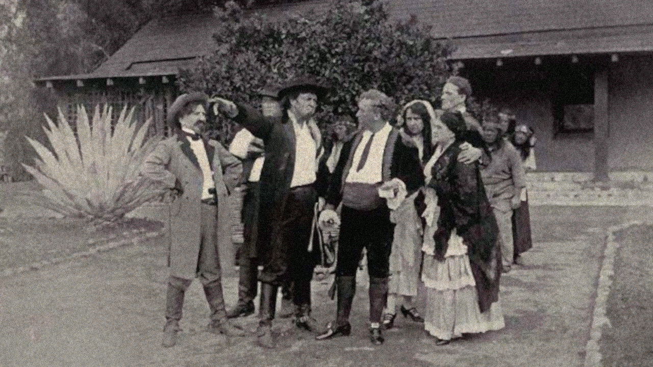 Backdrop for In Old California When the Gringos Came