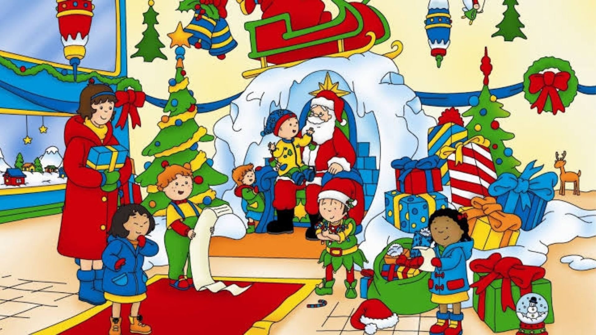 Backdrop for Caillou's Holiday Movie