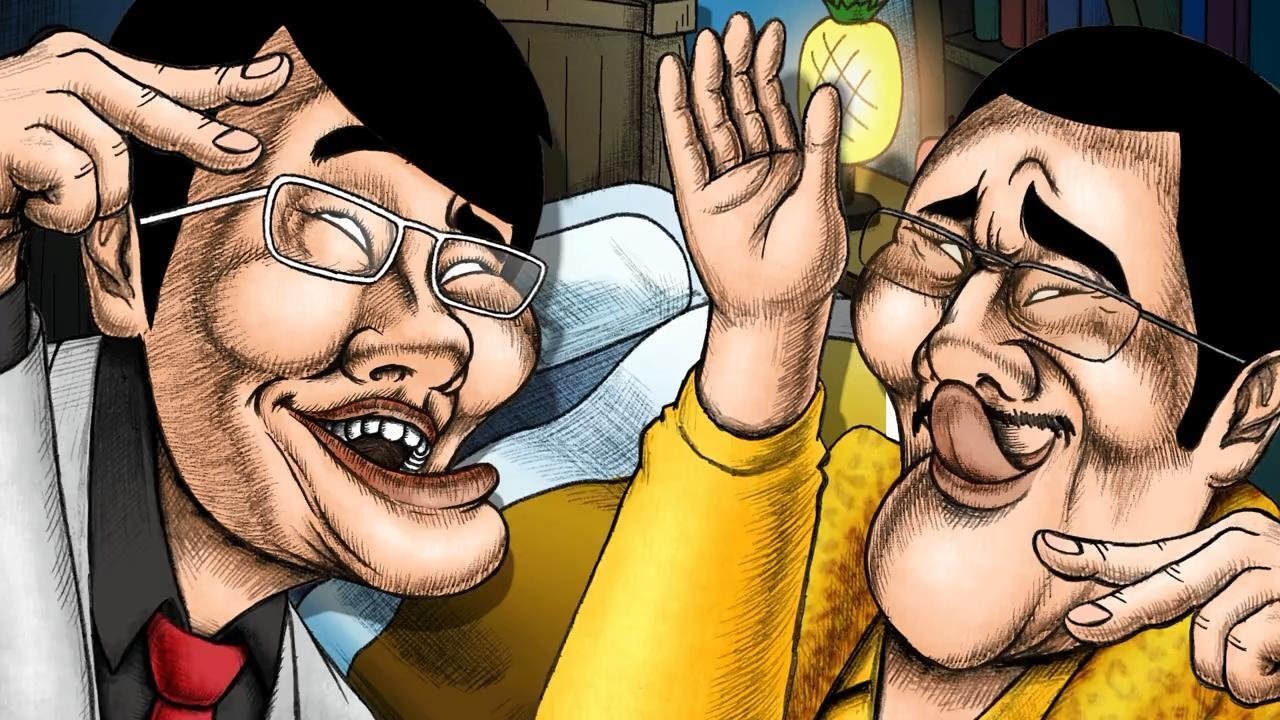 Backdrop for Pikotaro's Lullaby La La By