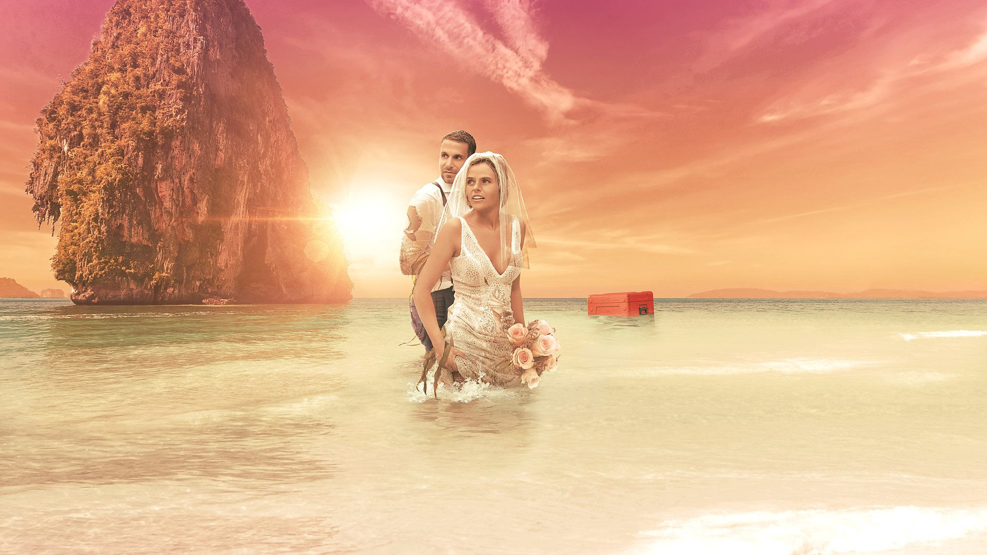 Backdrop for Stranded on Honeymoon Island