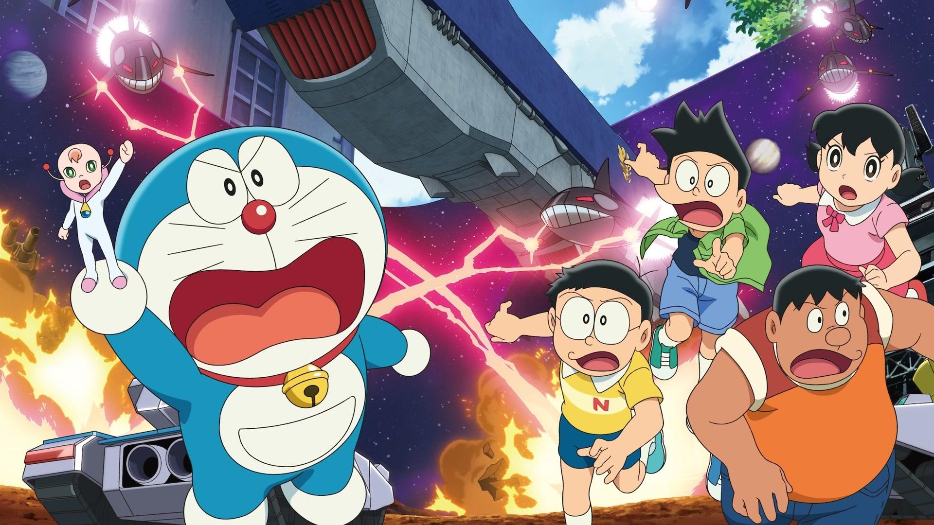 Backdrop for Doraemon the Movie: Nobita's Little Star Wars 2021