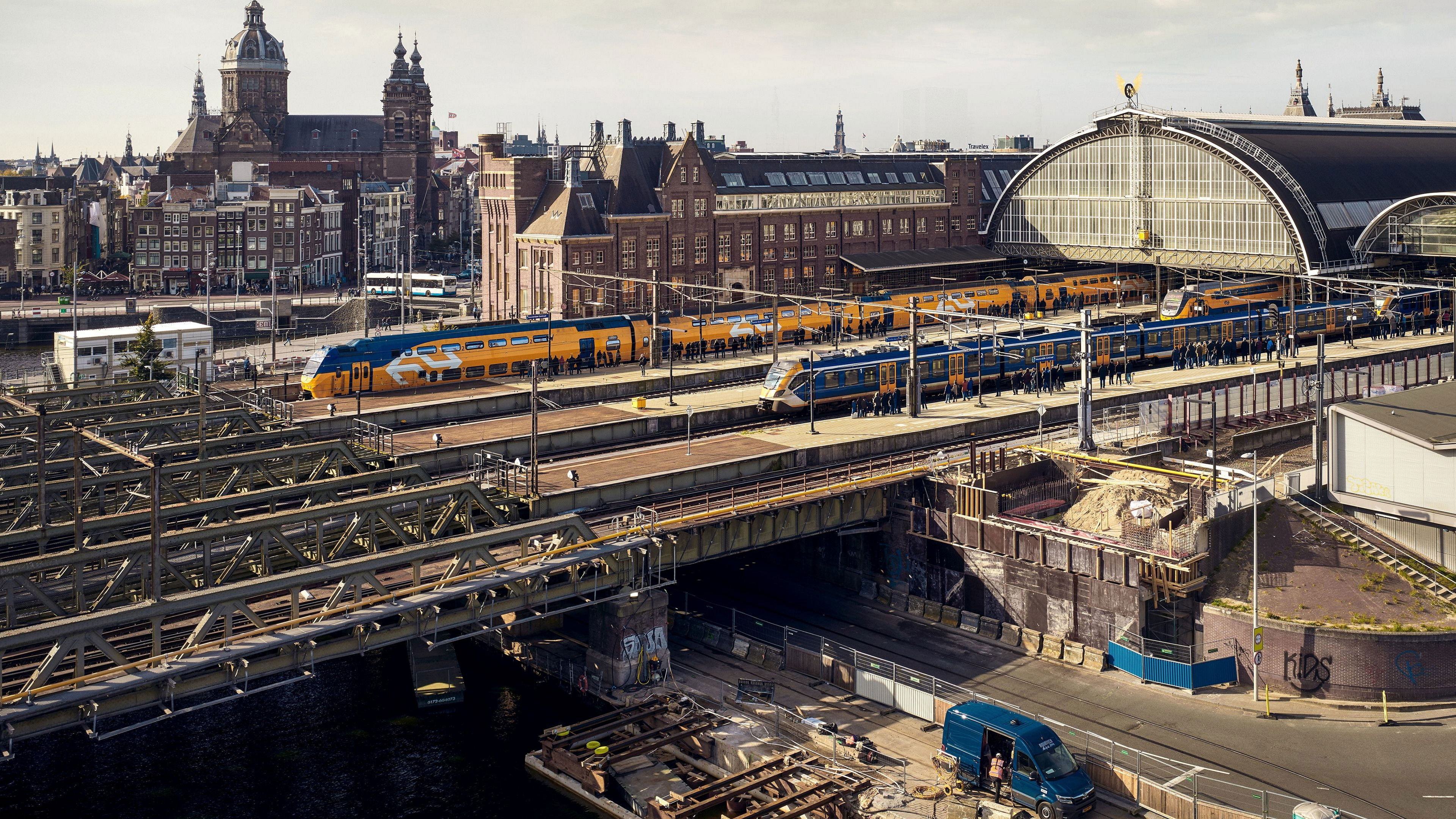 Backdrop for Amsterdam Centraal 24/7