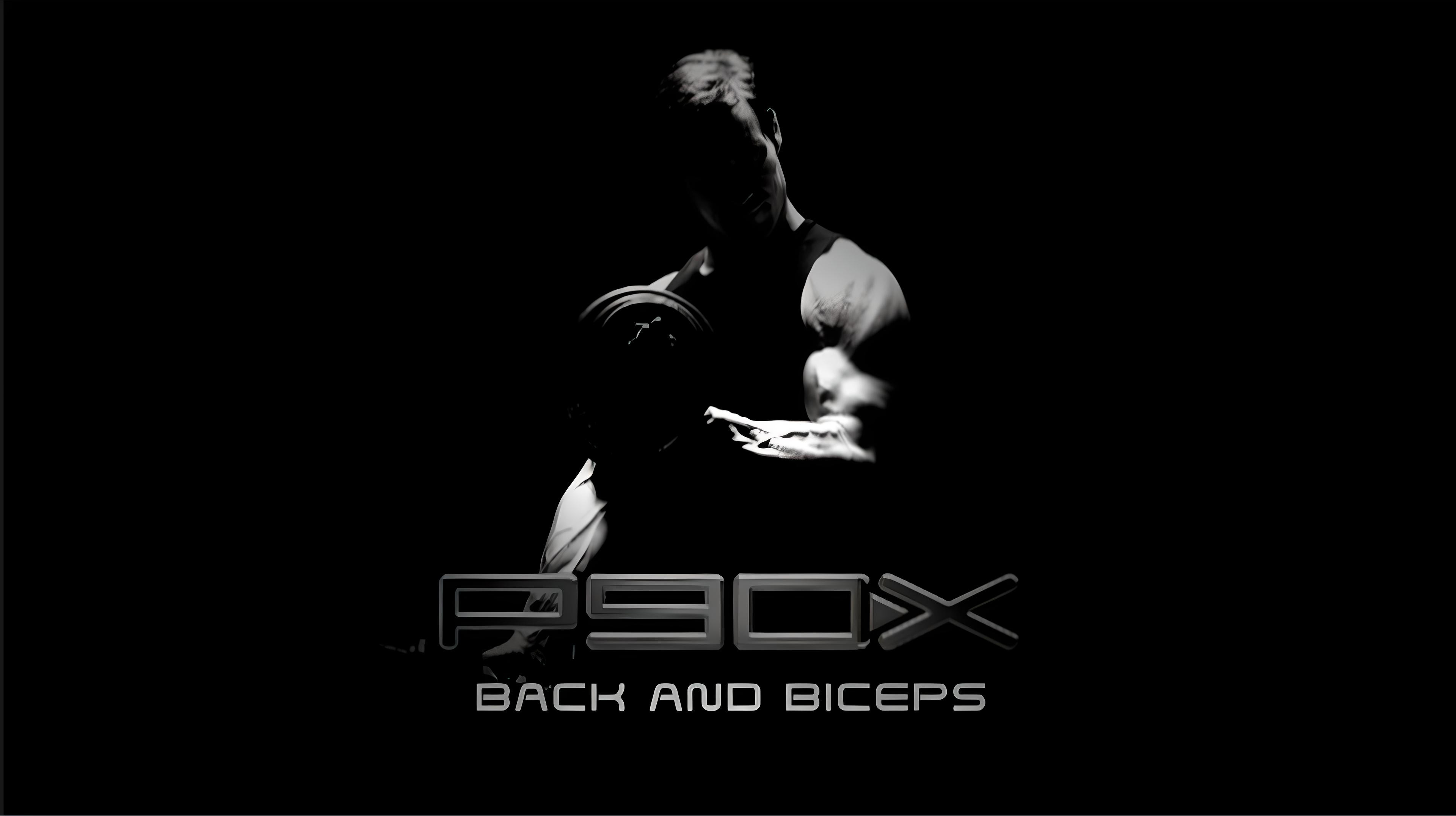Backdrop for P90X - Back & Biceps