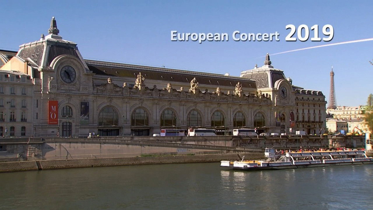 Backdrop for Europakonzert 2019 from Paris