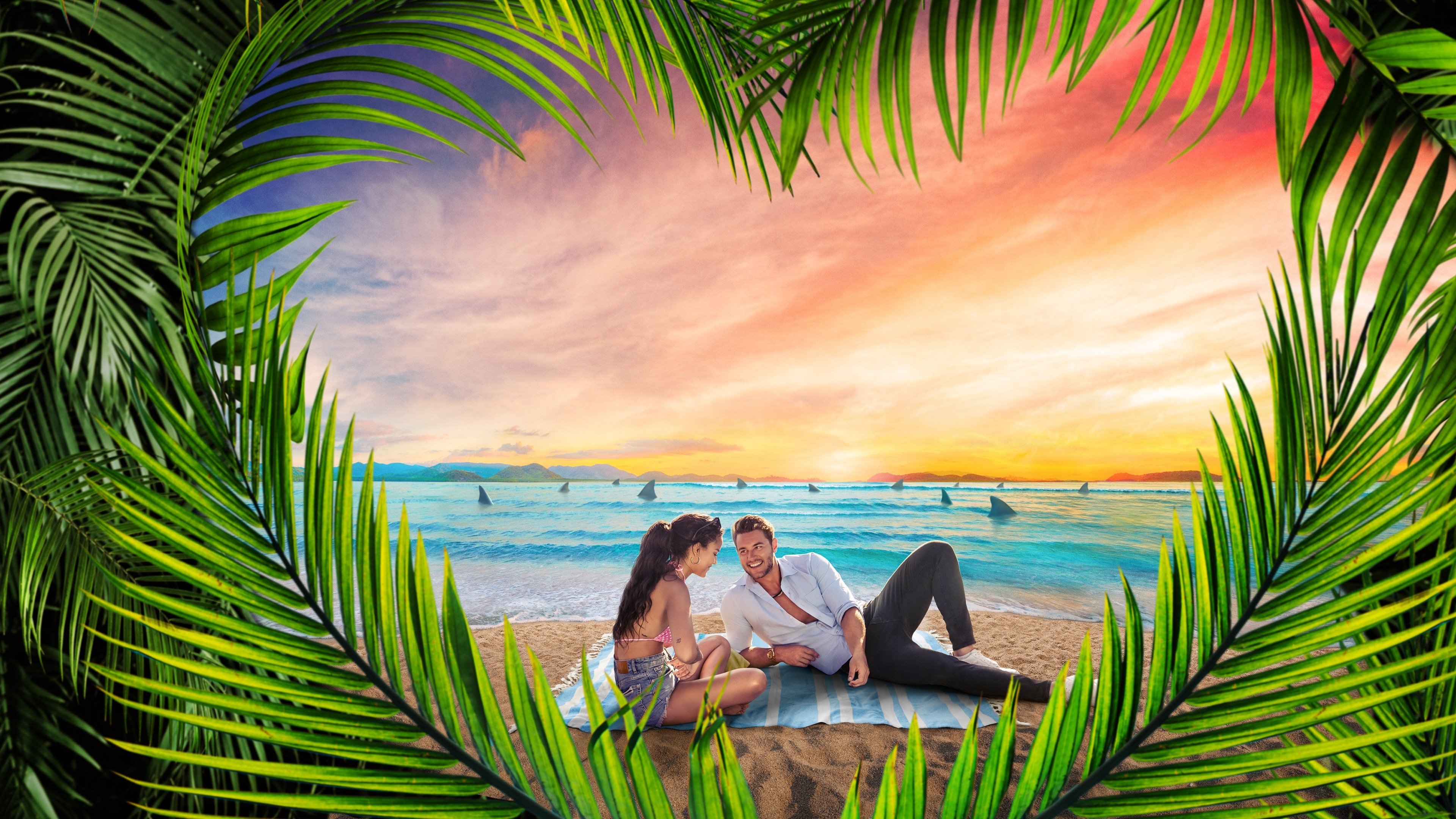 Backdrop for Ex on the Beach