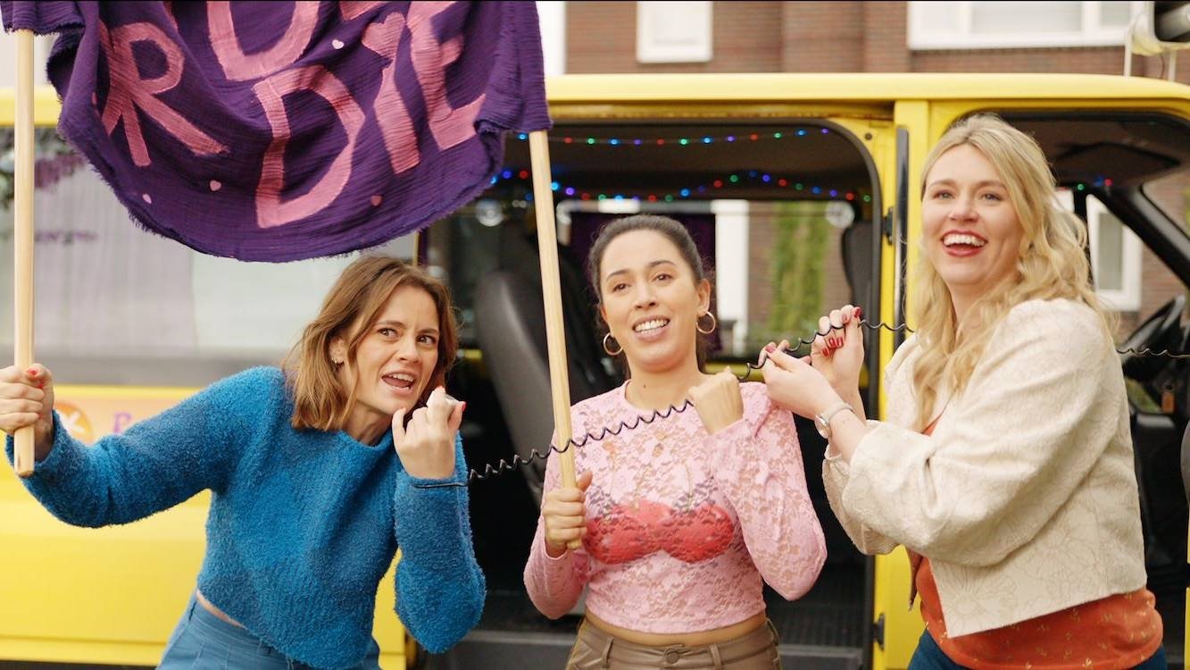 Backdrop for Lekker met de meiden