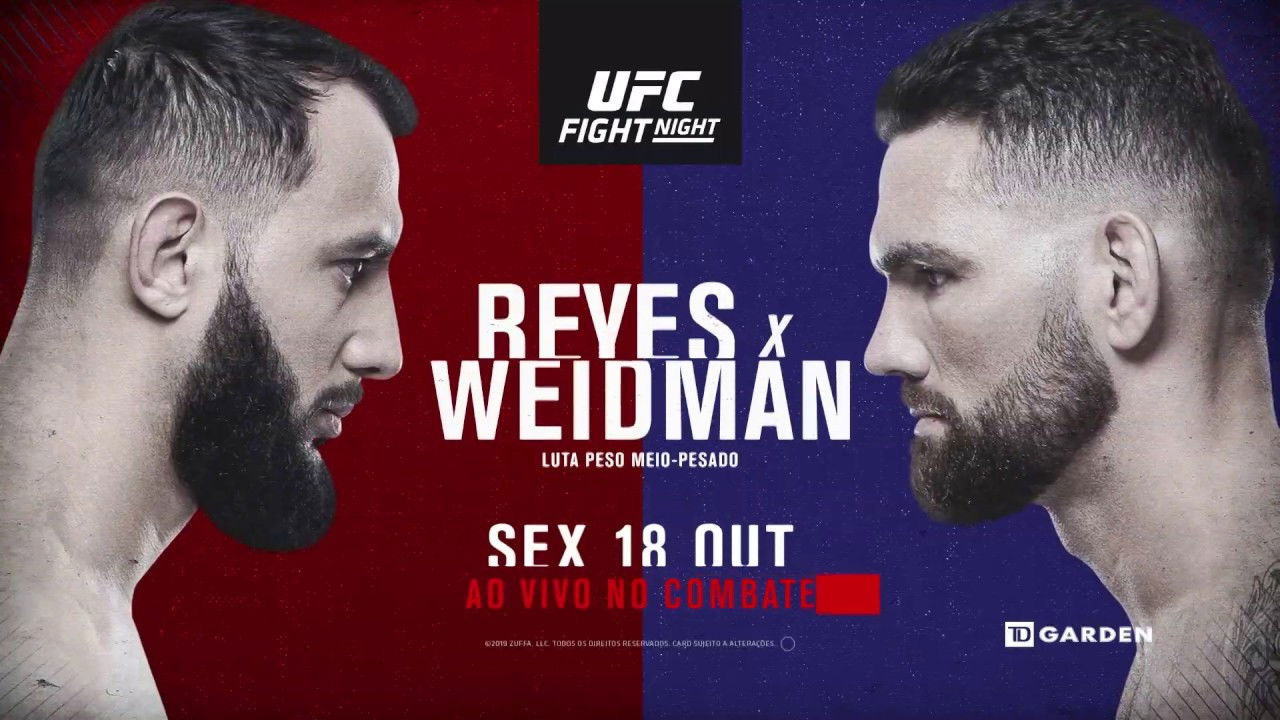 Backdrop for UFC on ESPN 6: Reyes vs. Weidman