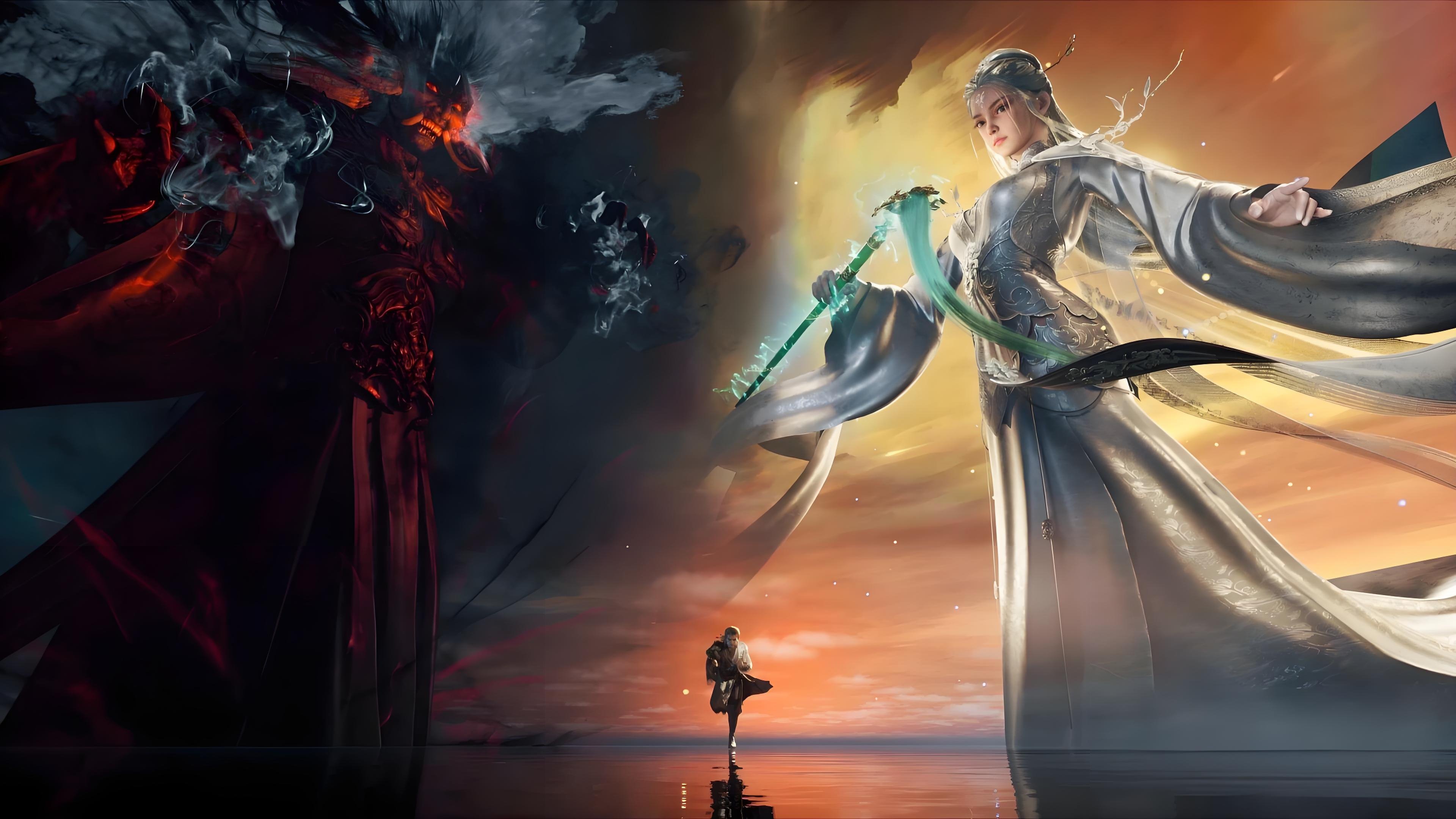 Backdrop for Tales of Herding Gods