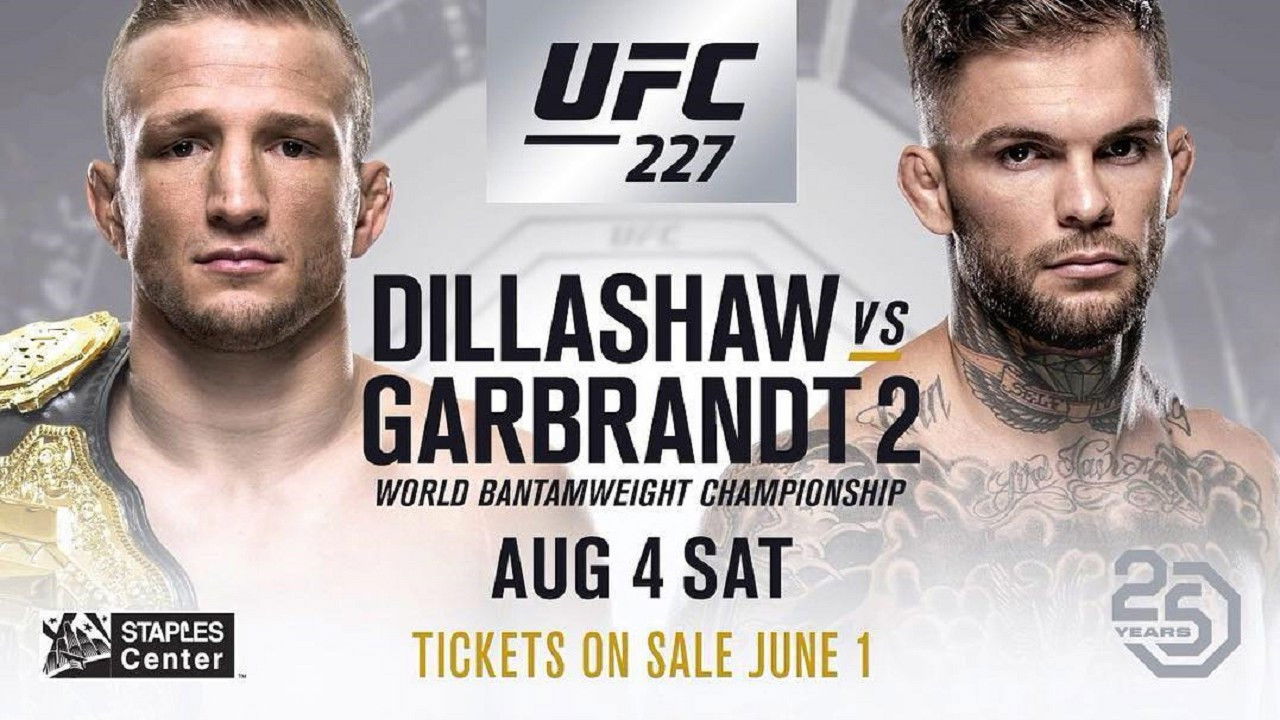 Backdrop for UFC 227: Dillashaw vs. Garbrandt 2