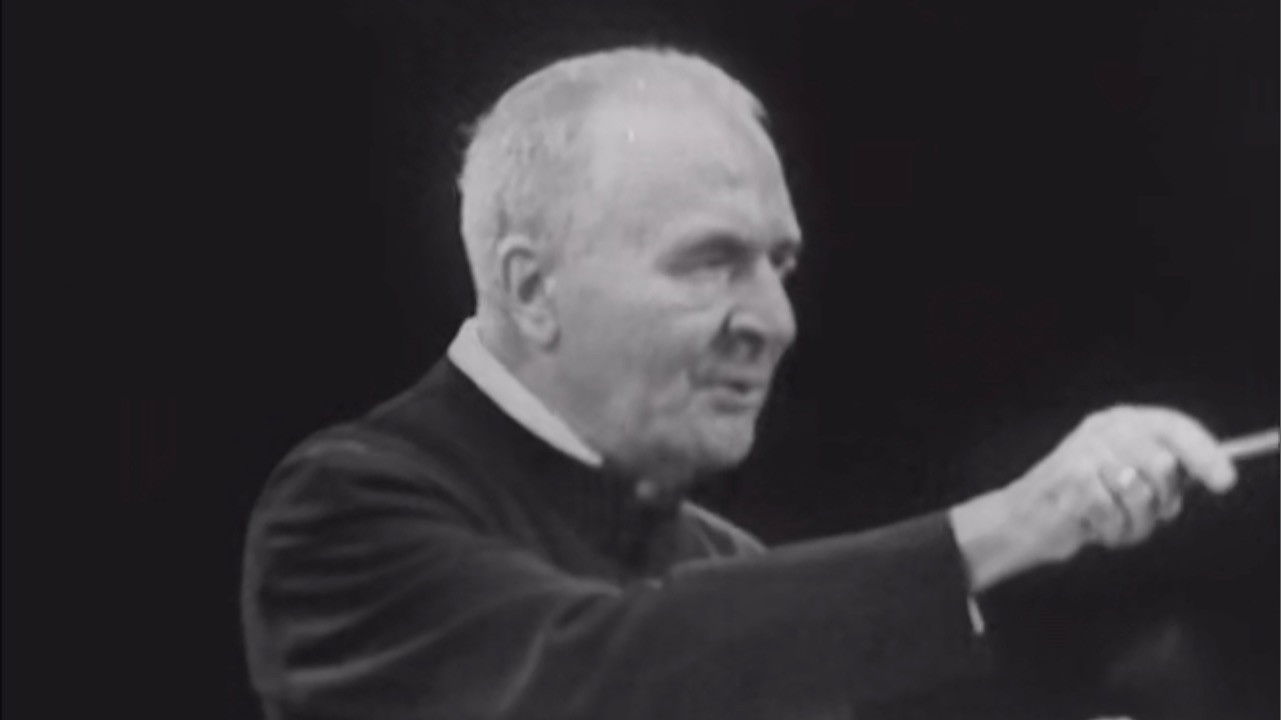 Backdrop for Bruno Walter: The Maestro, the Man