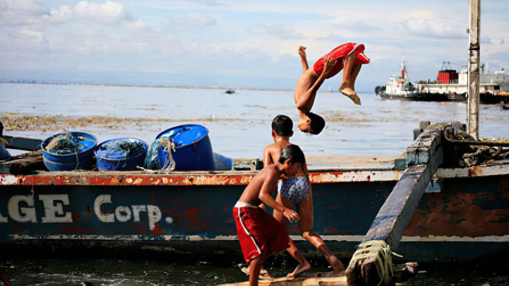 Backdrop for Baseco Bakal Boys