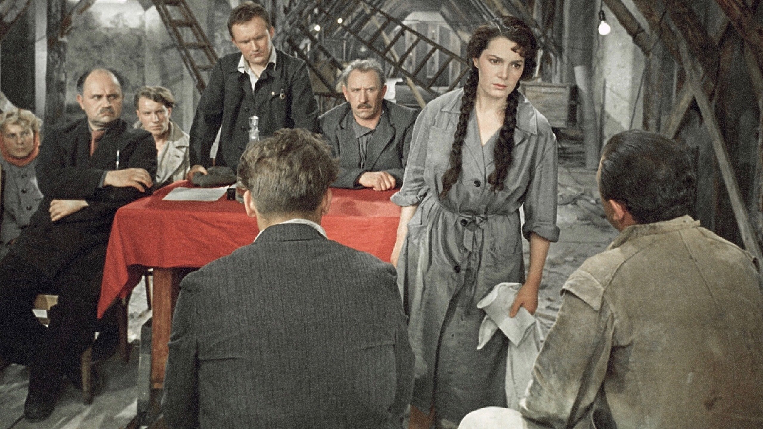 Backdrop for The Volunteers