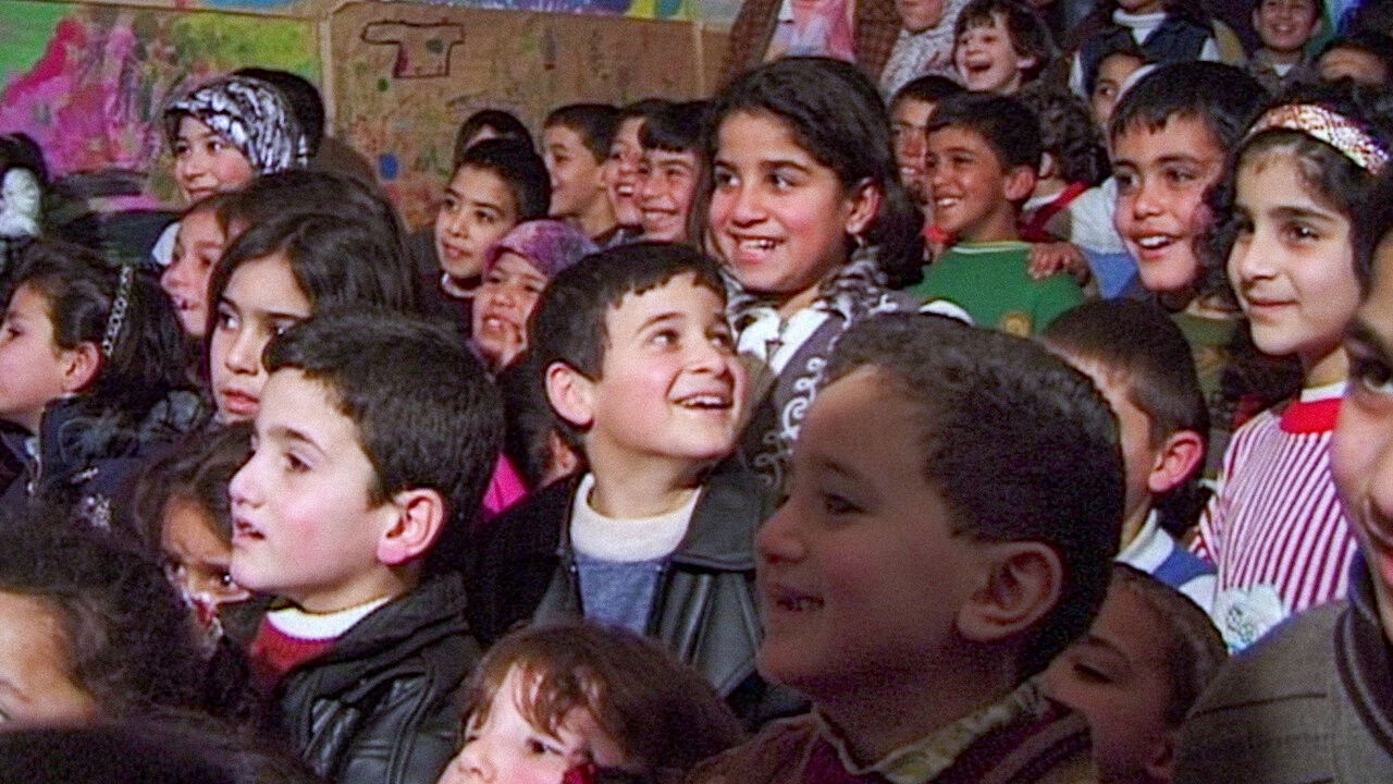 Backdrop for Children of Shatila