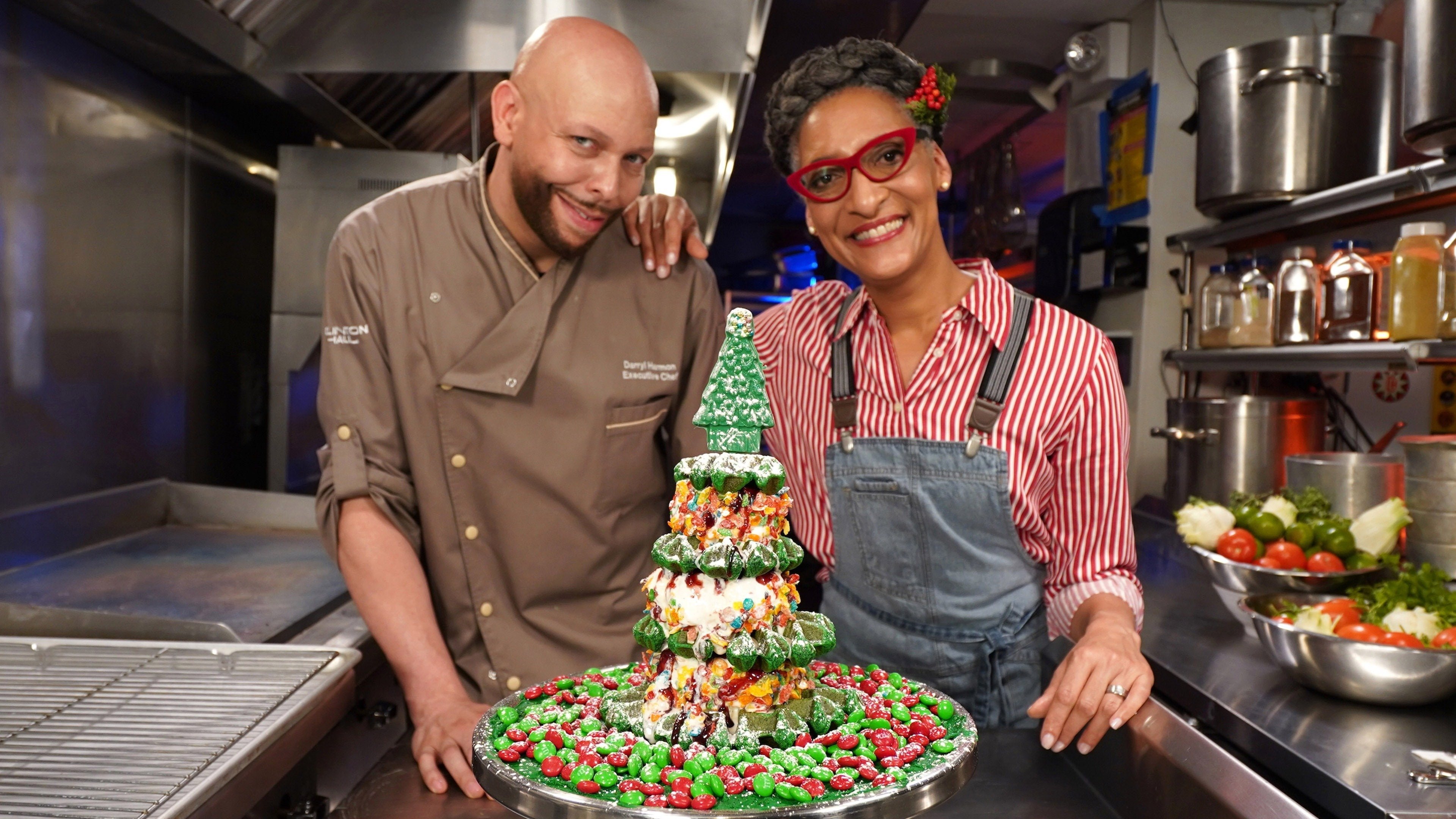 Backdrop for Christmas Chowdown