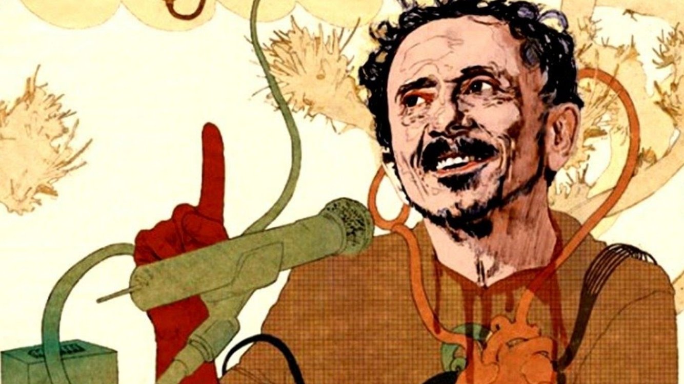 Backdrop for Tom Zé: Liberated Astronaut