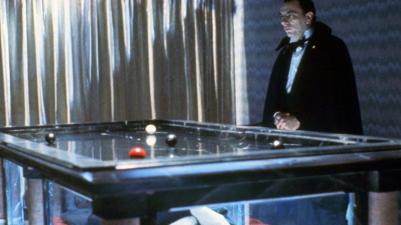 Backdrop for Billy the Kid and the Green Baize Vampire