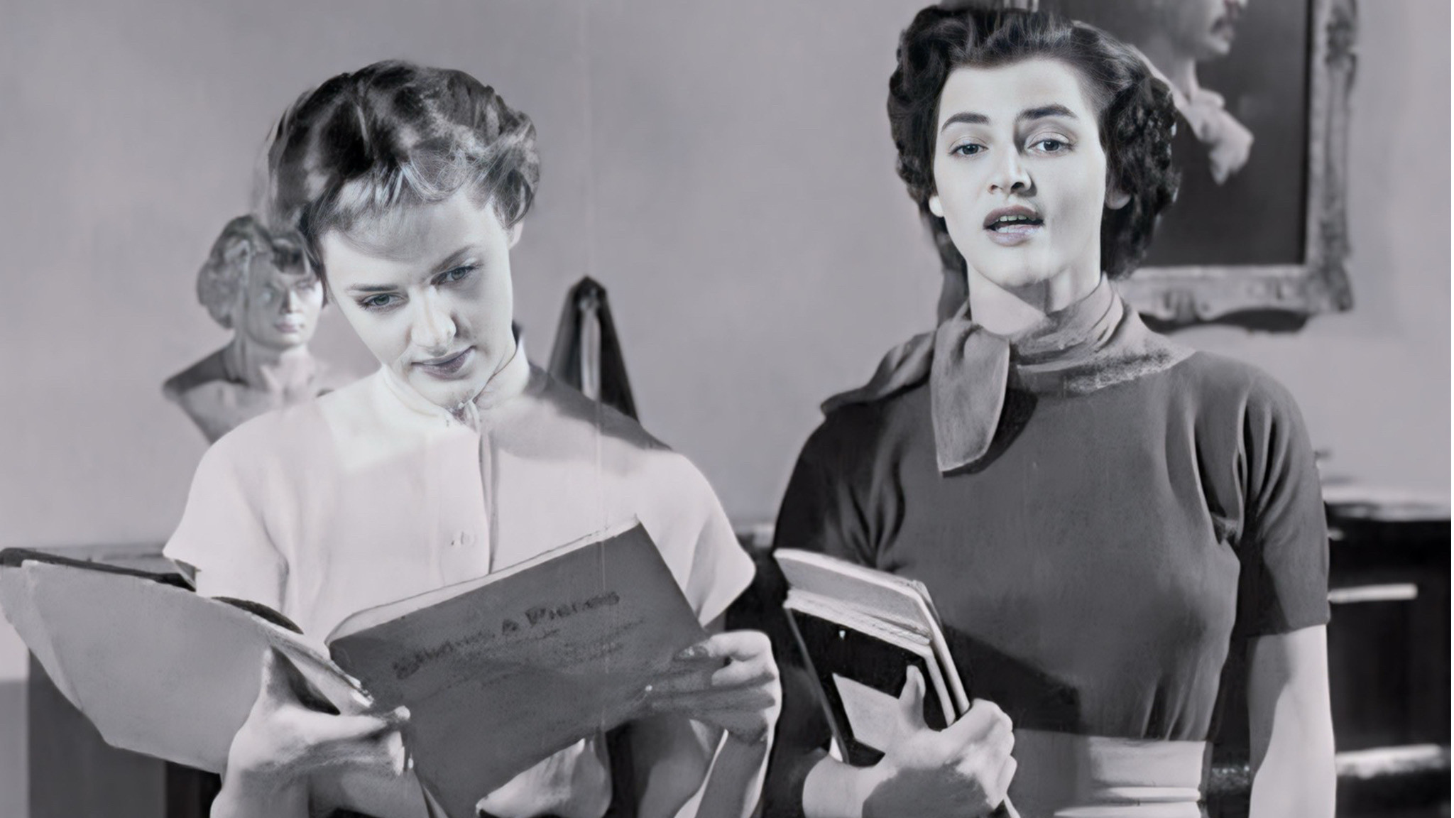 Backdrop for Death Goes to School