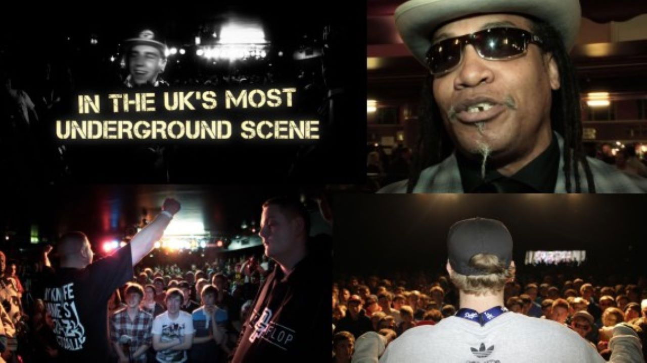 Backdrop for War of Words: Battle Rap in the UK