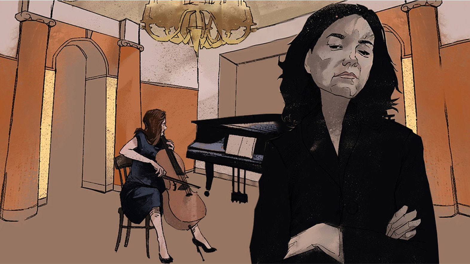 Backdrop for Cello Concerto