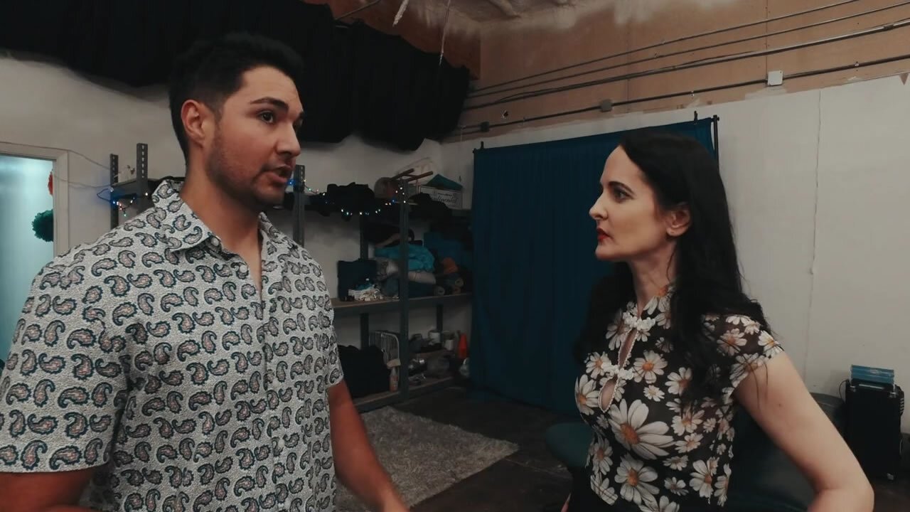 Backdrop for Ouija Warehouse