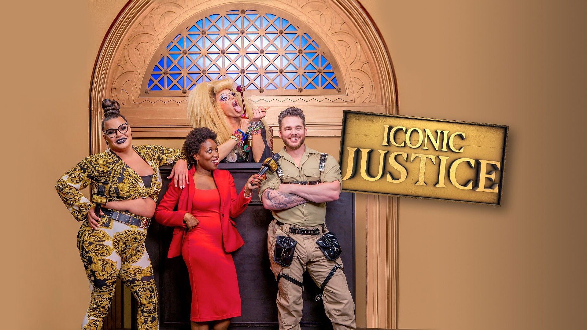 Backdrop for Iconic Justice