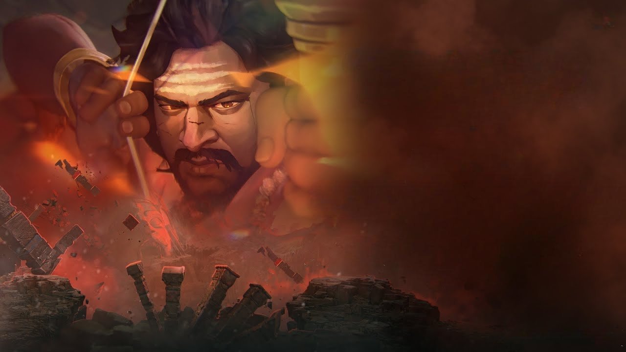 Backdrop for Baahubali: The Eternal War – Part 1
