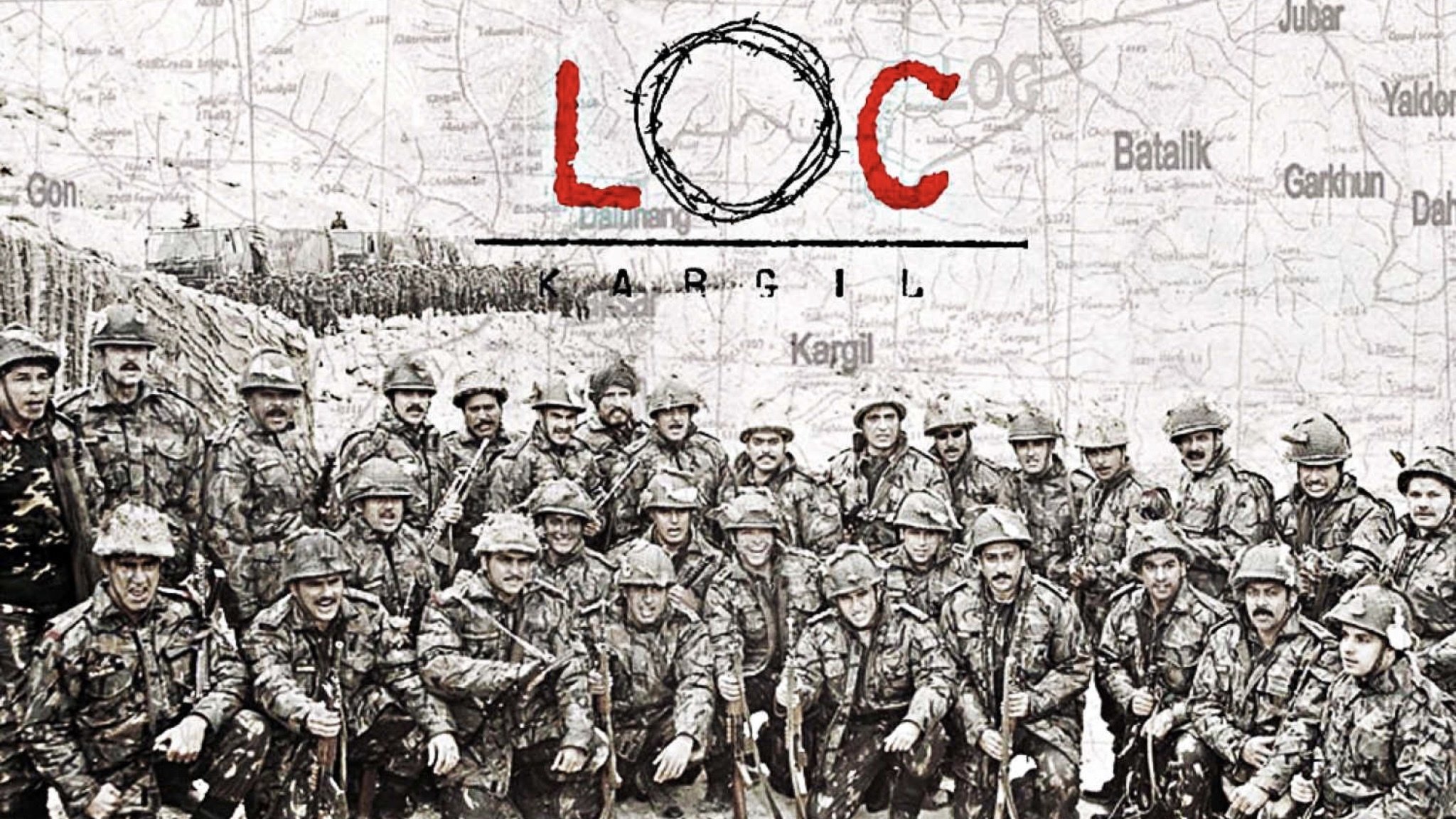 Backdrop for LOC: Kargil
