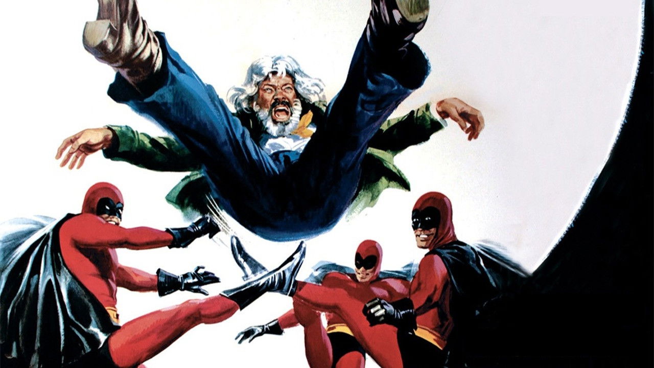 Backdrop for Three Supermen of the West