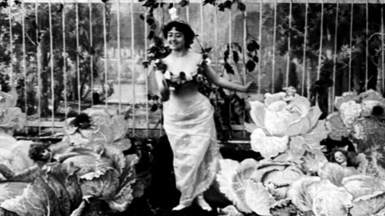 Backdrop for The Cabbage-Patch Fairy