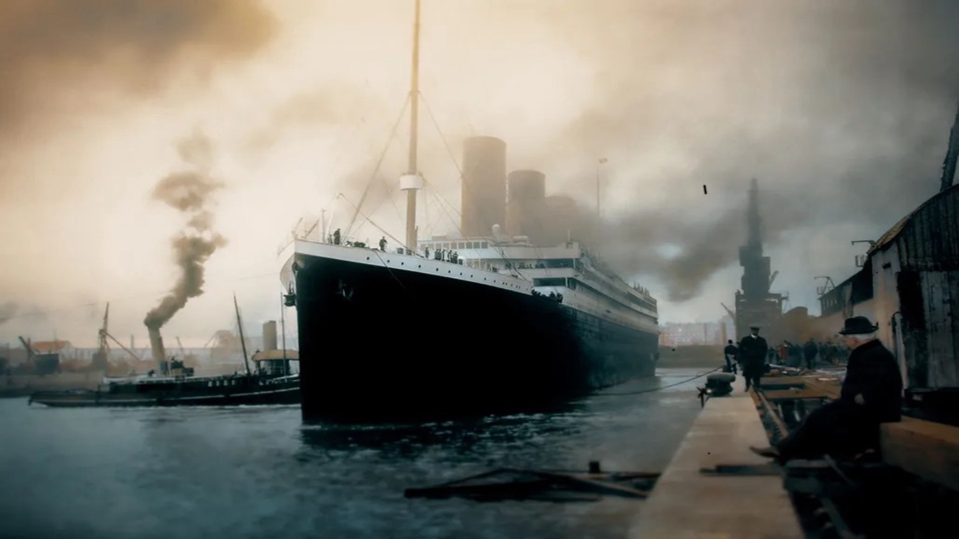 Backdrop for Titanic in Colour