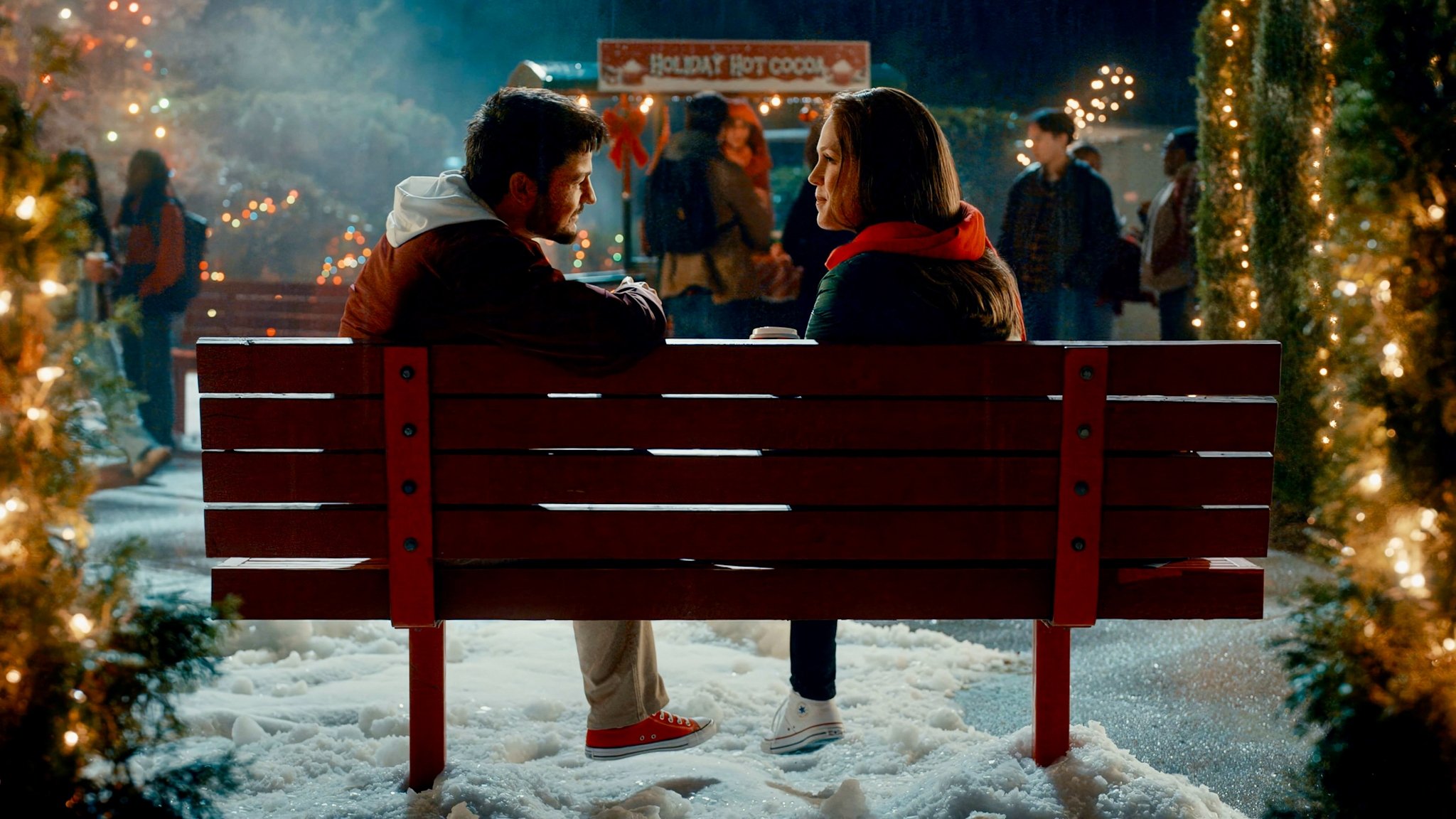 Backdrop for Christmas Above the Clouds