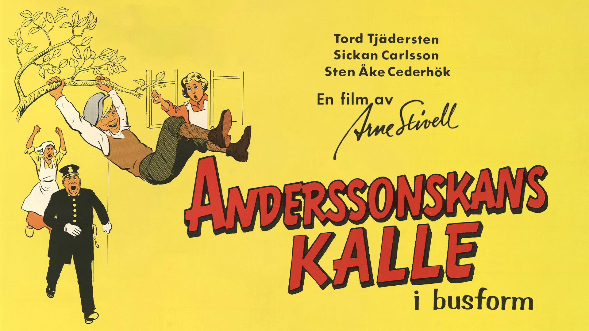 Backdrop for Anderssonskans Kalle i busform