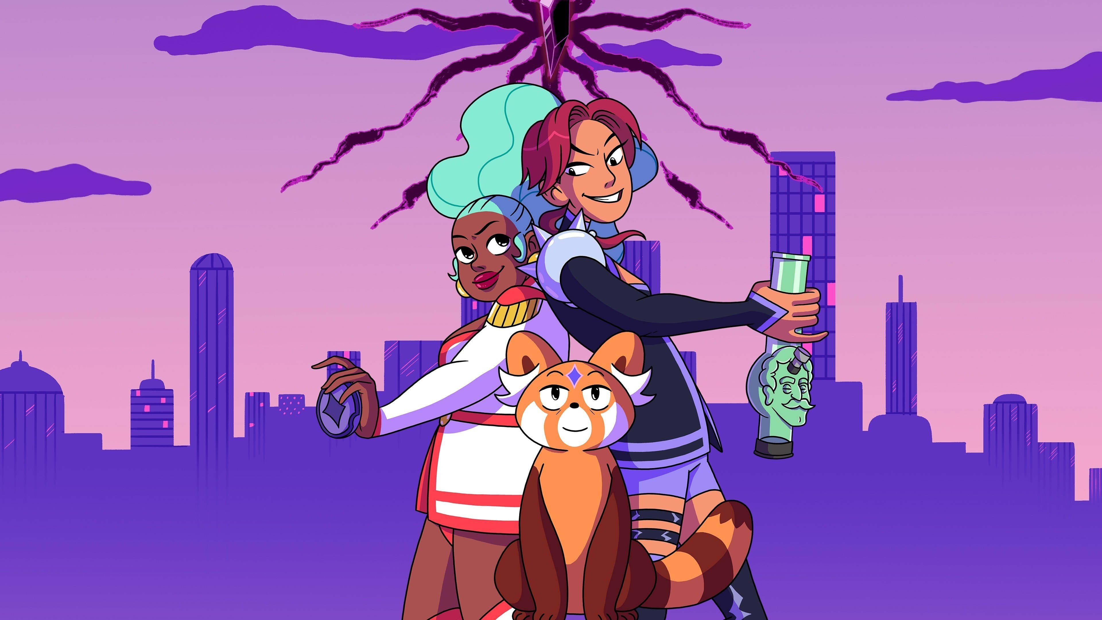 Backdrop for Magical Girl Friendship Squad