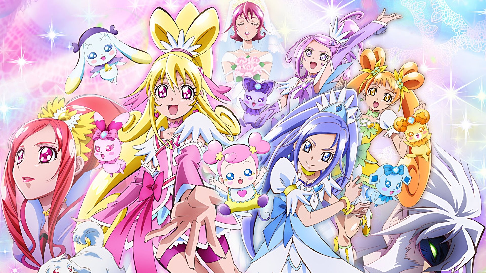 Backdrop for Dokidoki! Pretty Cure the Movie: Memories for the Future