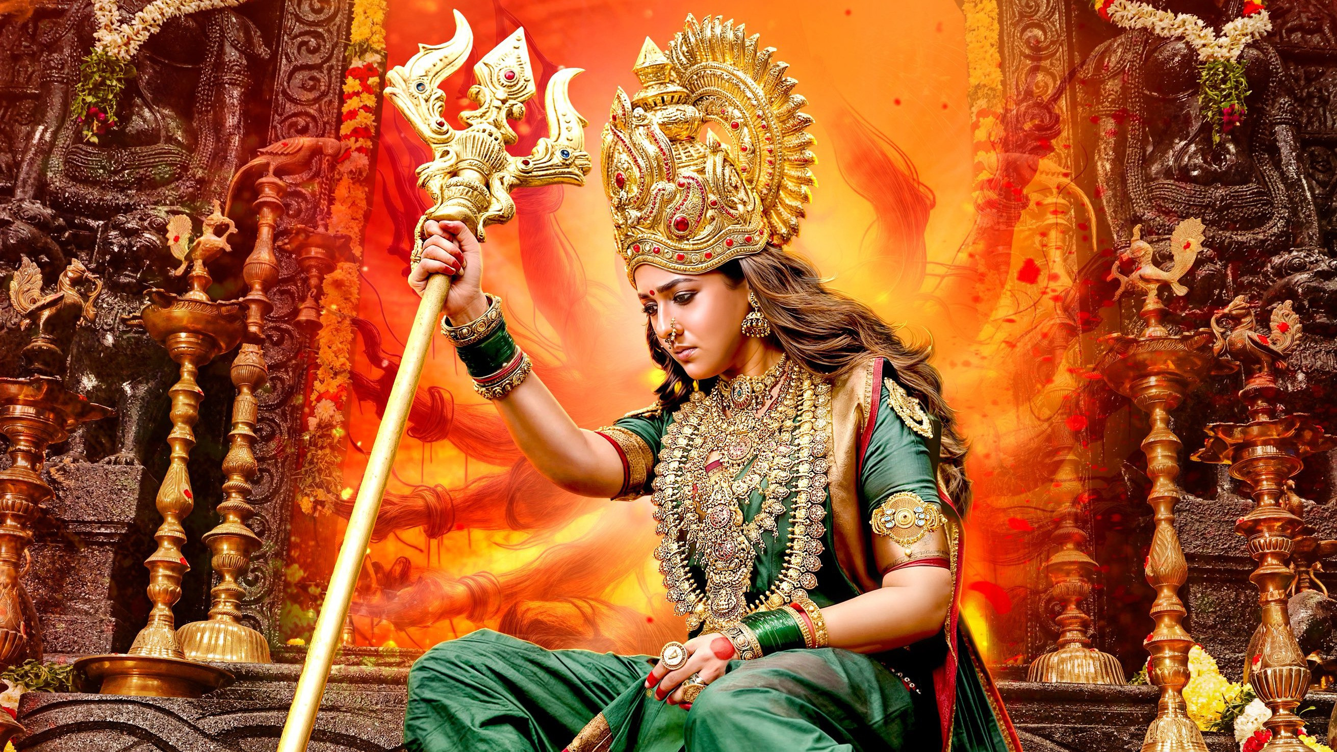 Backdrop for Mookuthi Amman 2