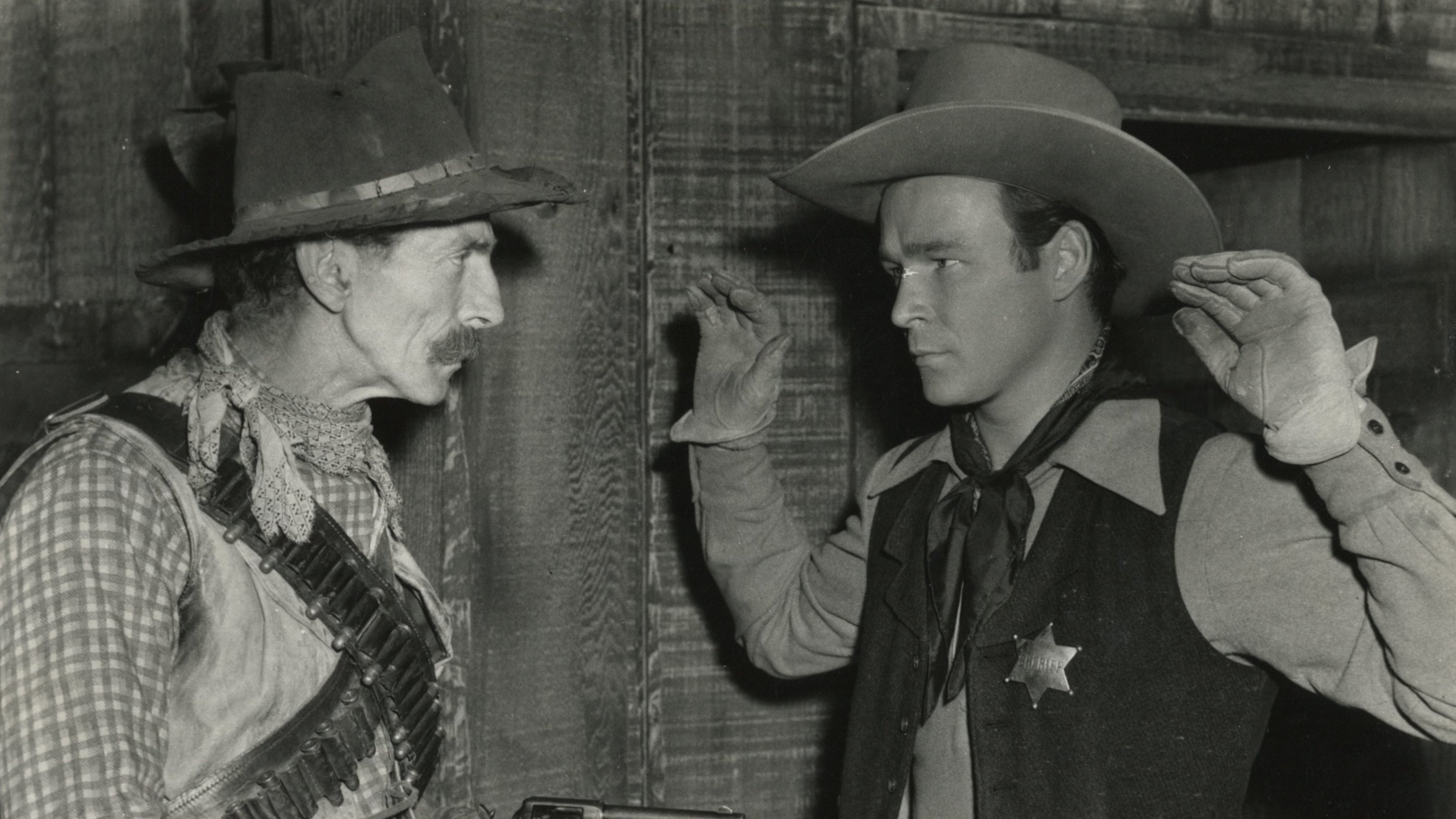 Backdrop for Robin Hood of the Pecos