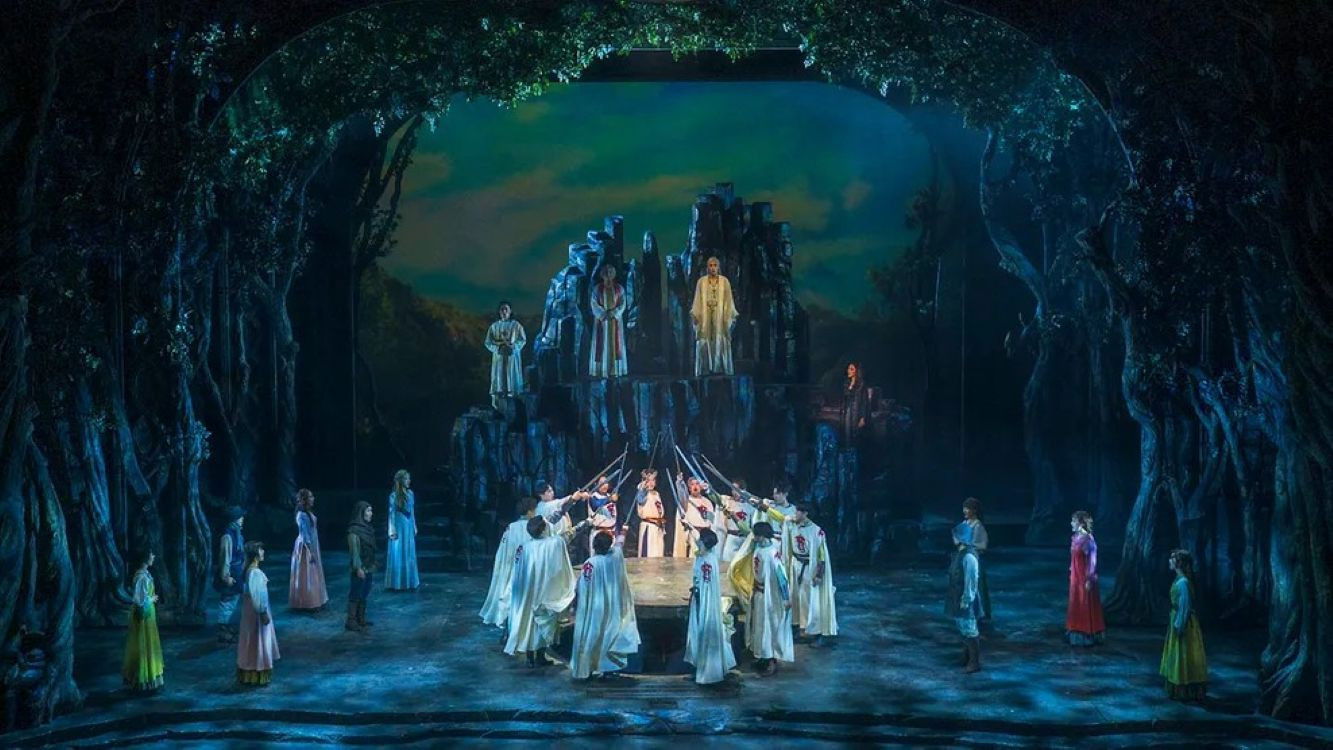 Backdrop for Xcalibur: The Musical Live