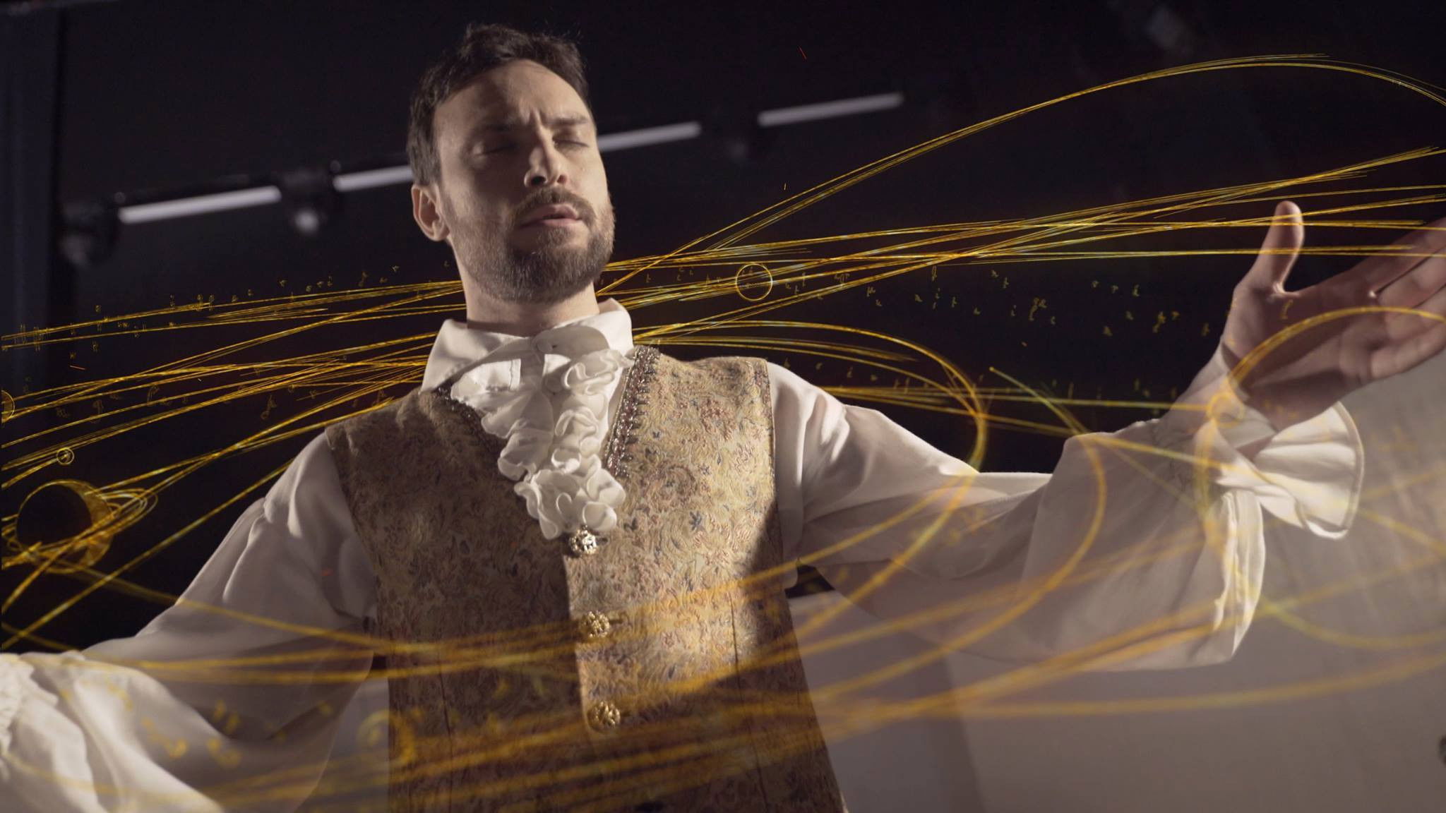 Backdrop for Newton: The Force of God