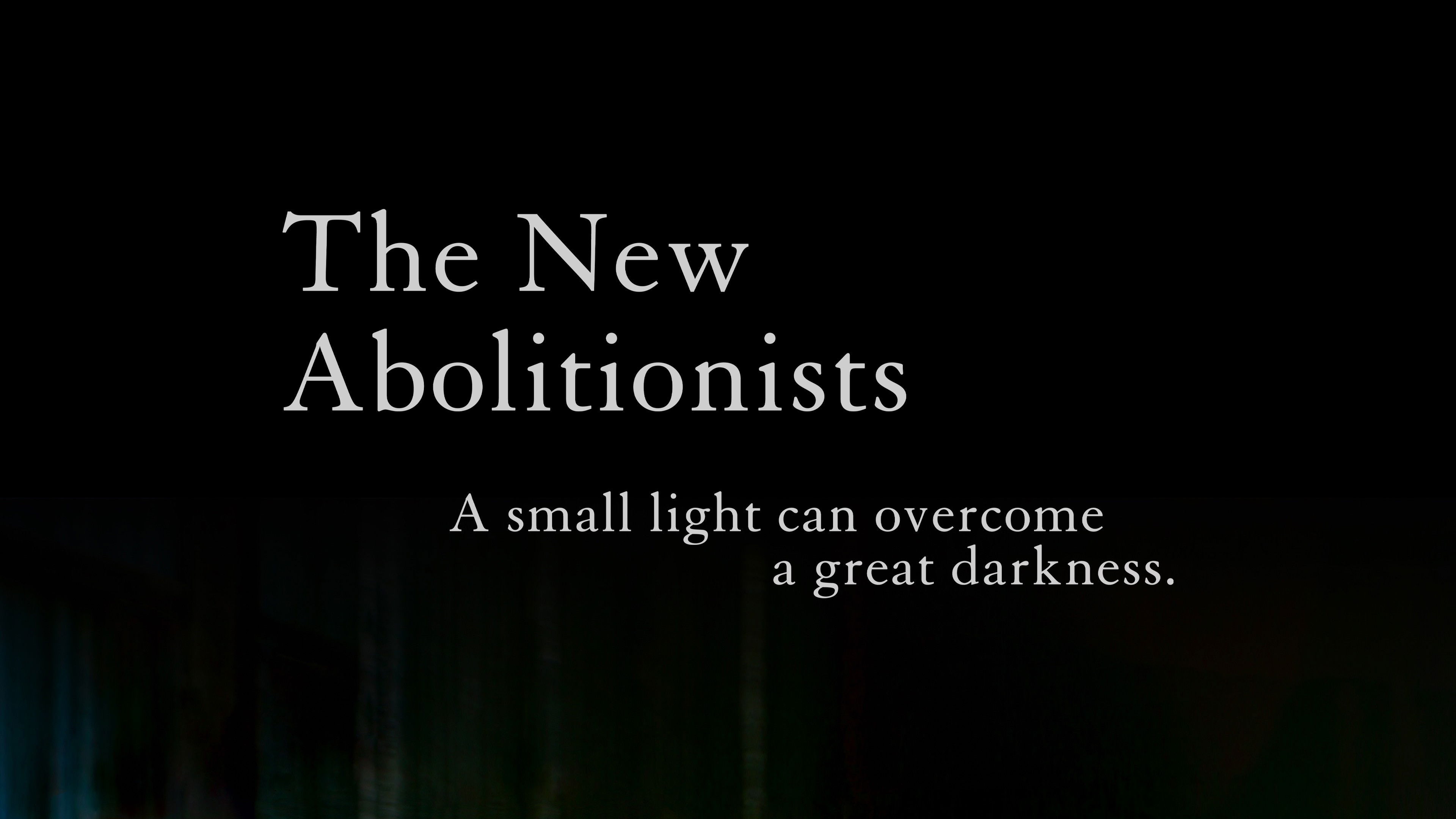 Backdrop for The New Abolitionists