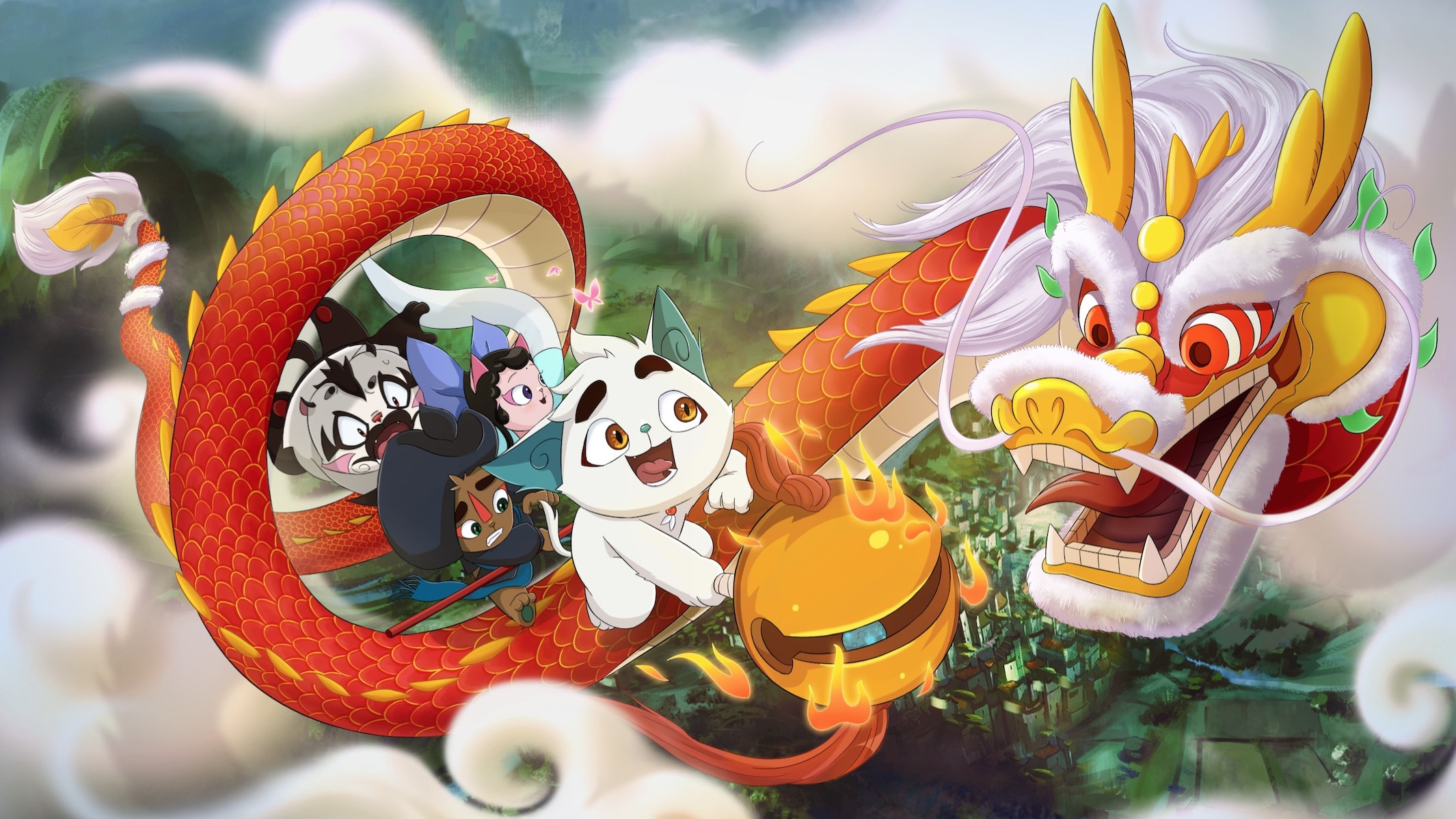 Backdrop for Jing-Ju Cats